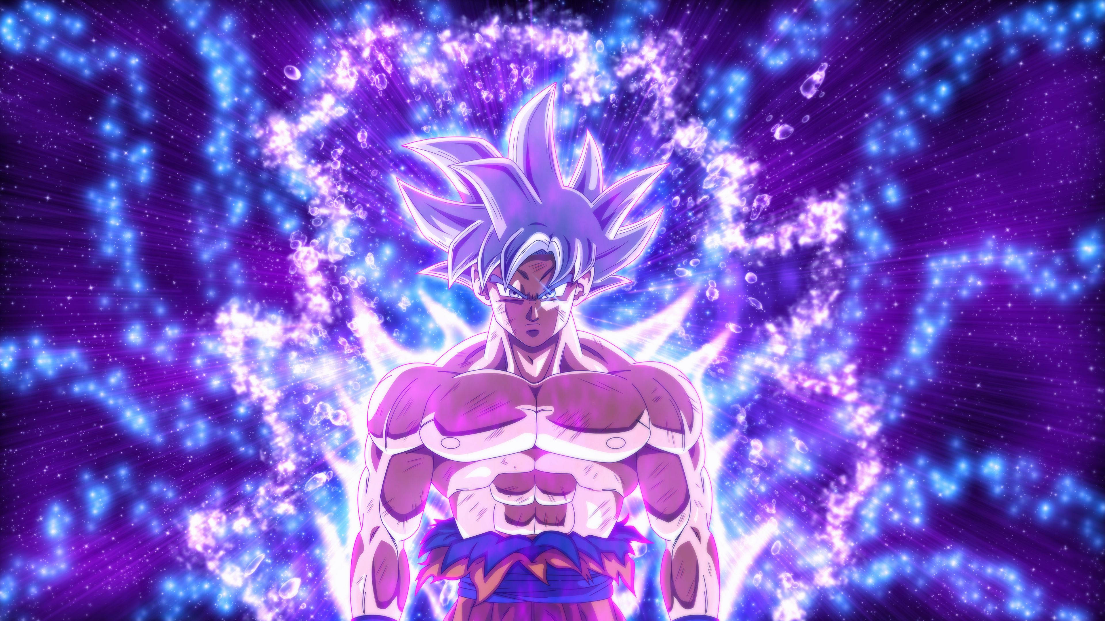असली अल्ट्रा इंस्टिंक्ट गोकू DBZ 4K वॉलपेपर