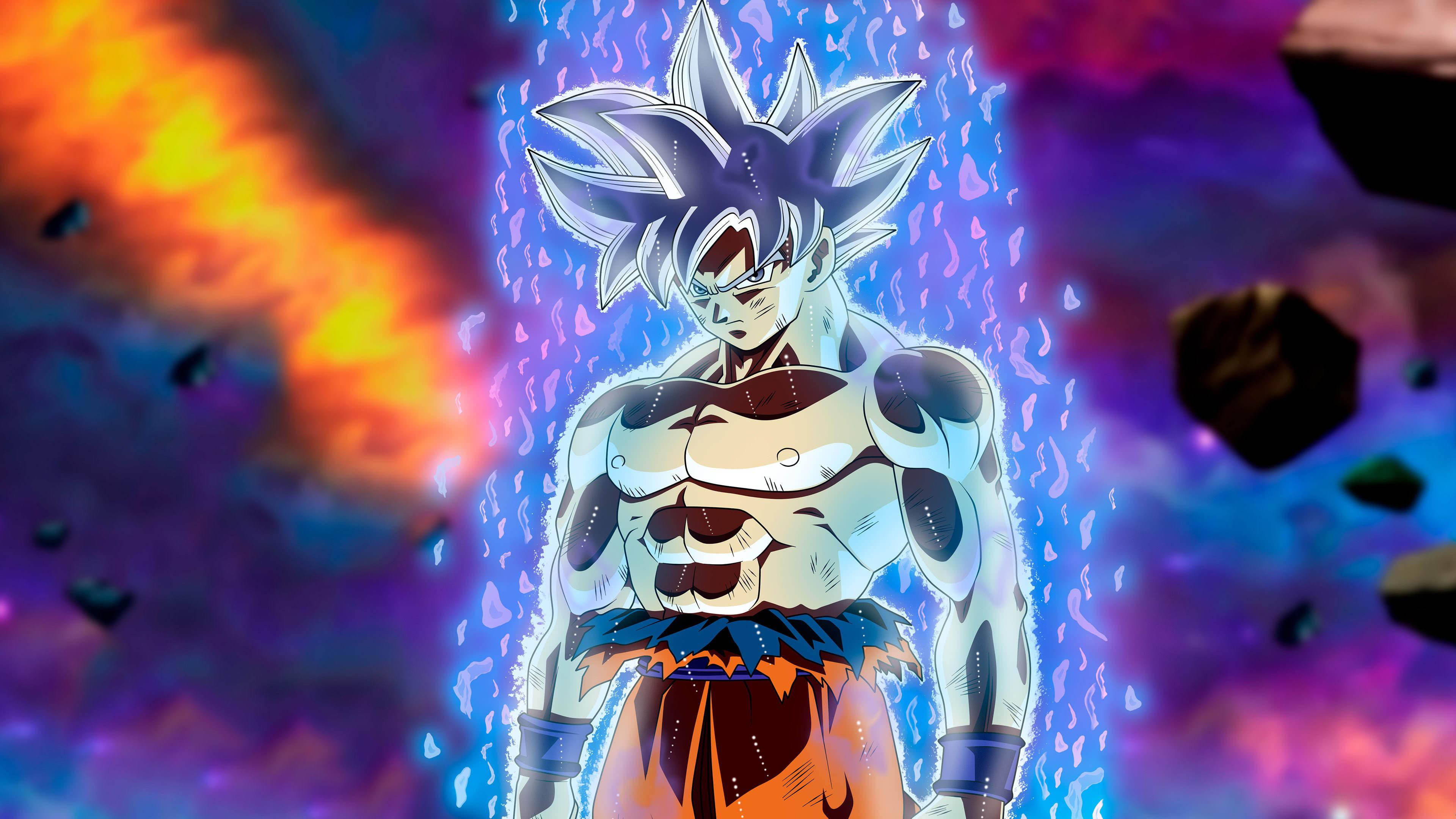 सुपर सैयान गॉड गोकू DBZ 4K वॉलपेपर