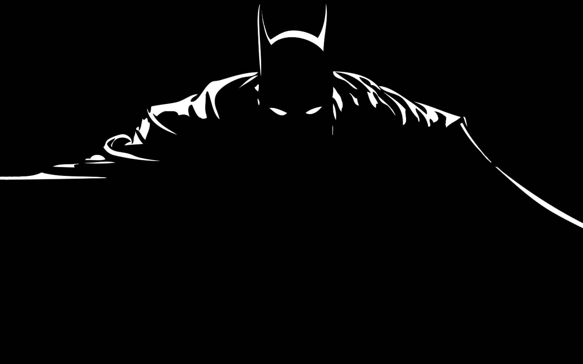 DC Comics बैटमैन सिल्हूट वॉलपेपर