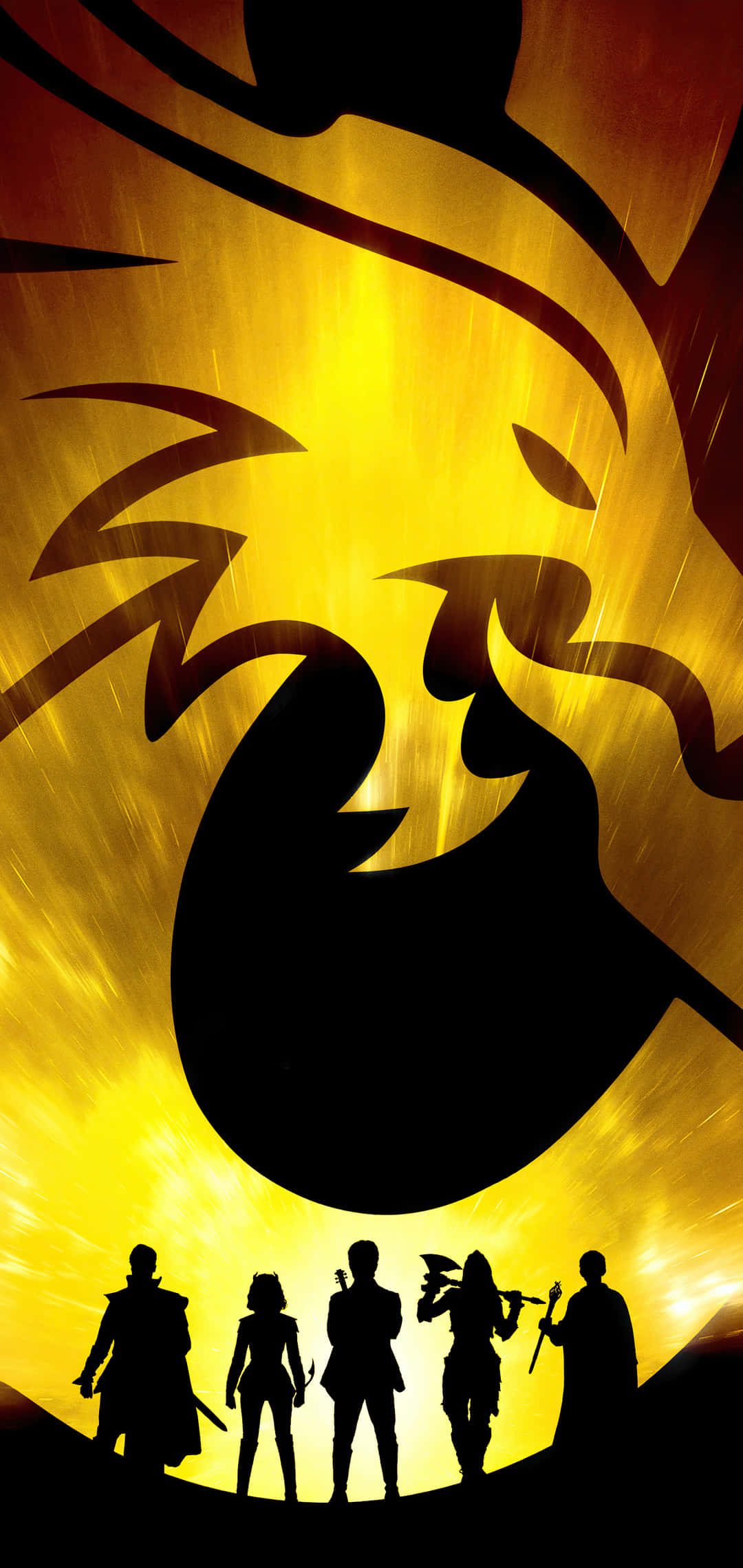 Dungeons and Dragons फ़ोन के साथ जादुई दुनिया का अन्वेषण करें वॉलपेपर