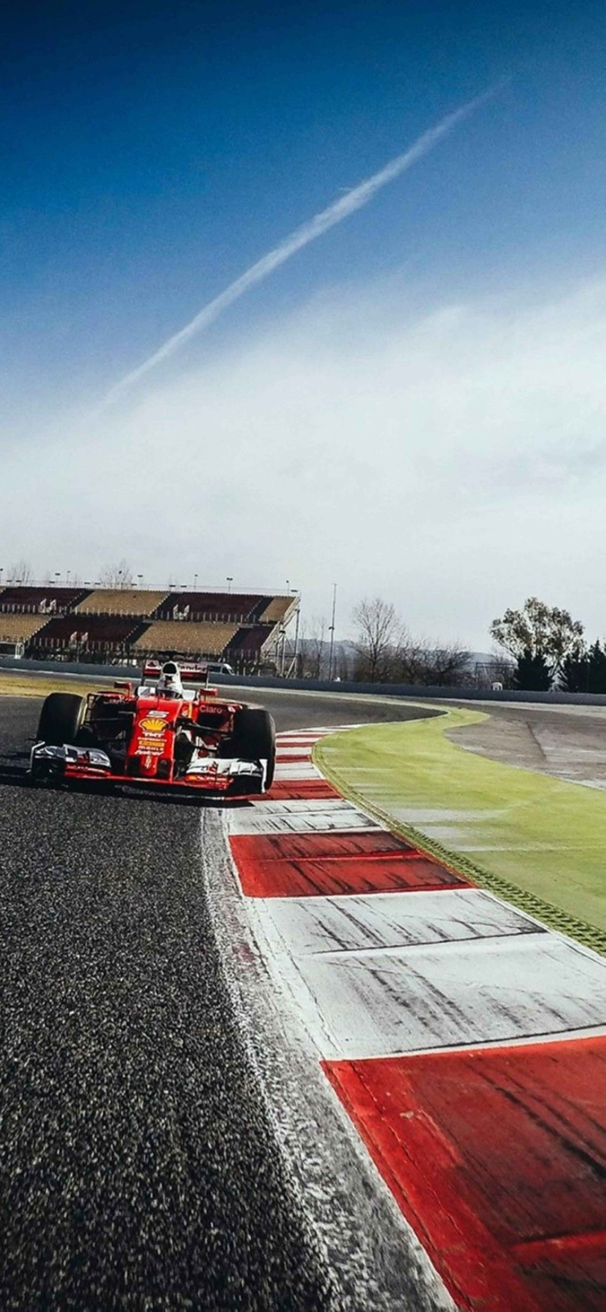 F1 फोन लाल फेरारी वॉलपेपर