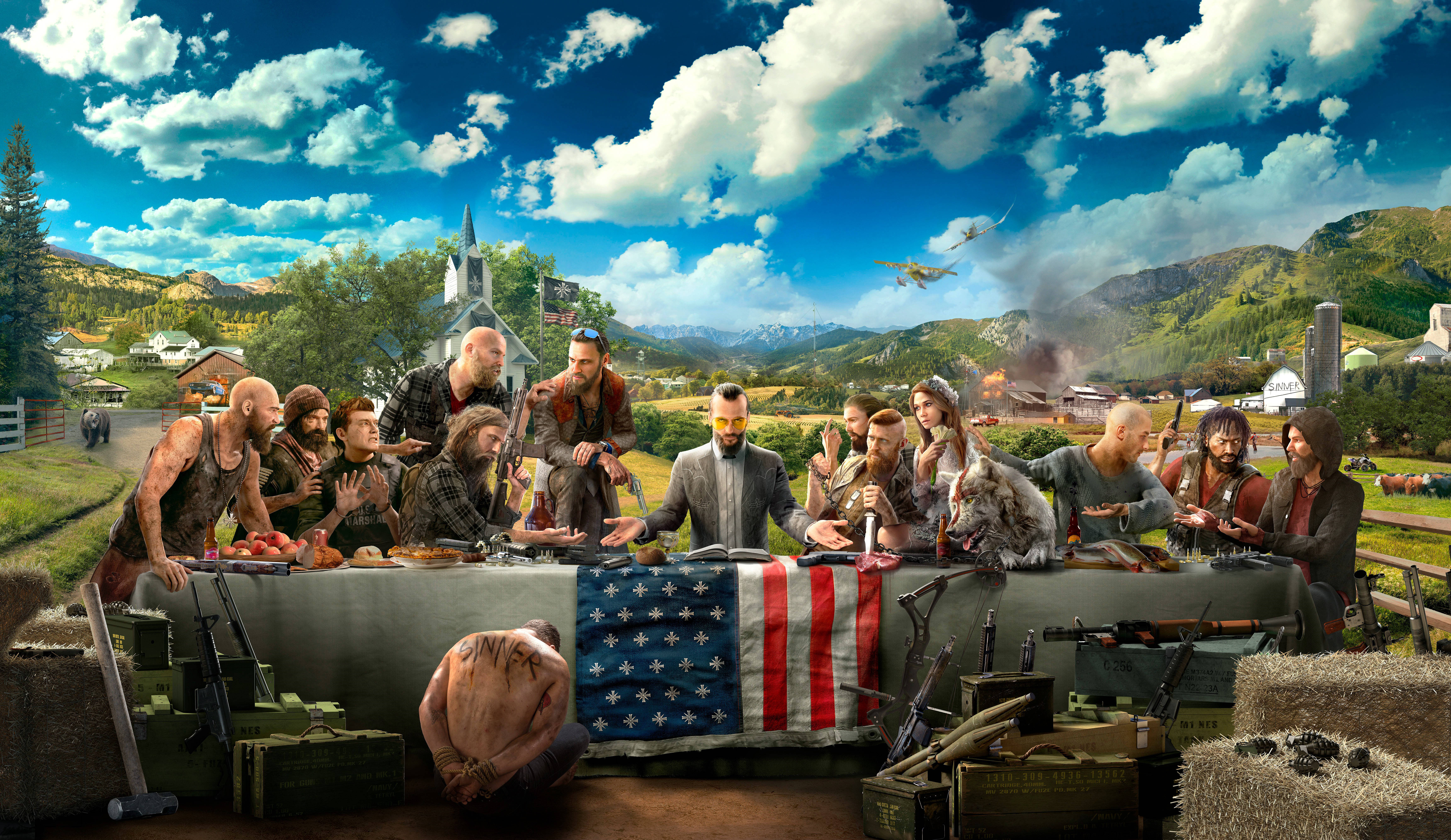 Far Cry 5 4K गेमिंग वॉलपेपर
