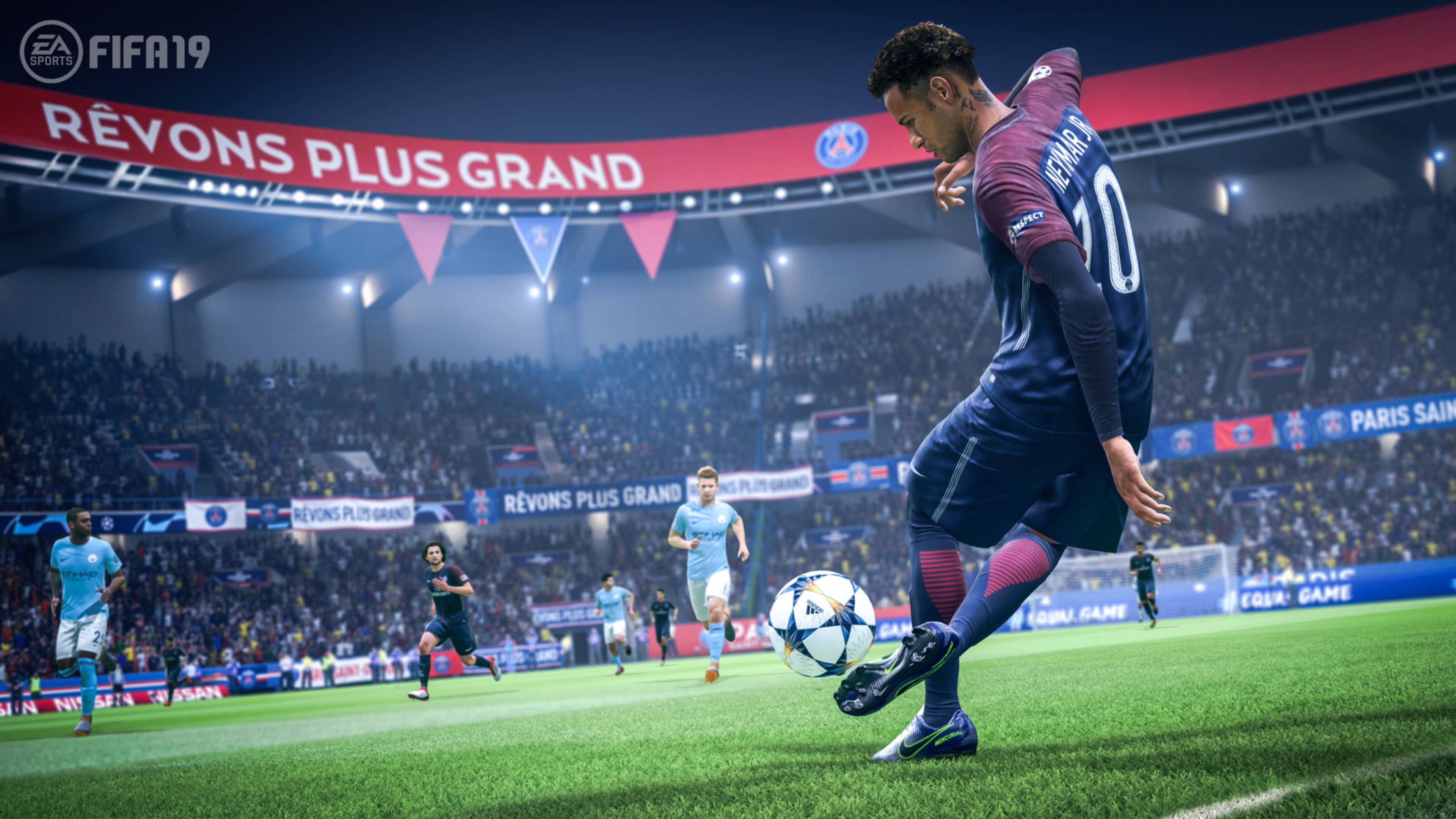 FIFA 19 फुटबॉल खिलाड़ी नेमार 4K वॉलपेपर