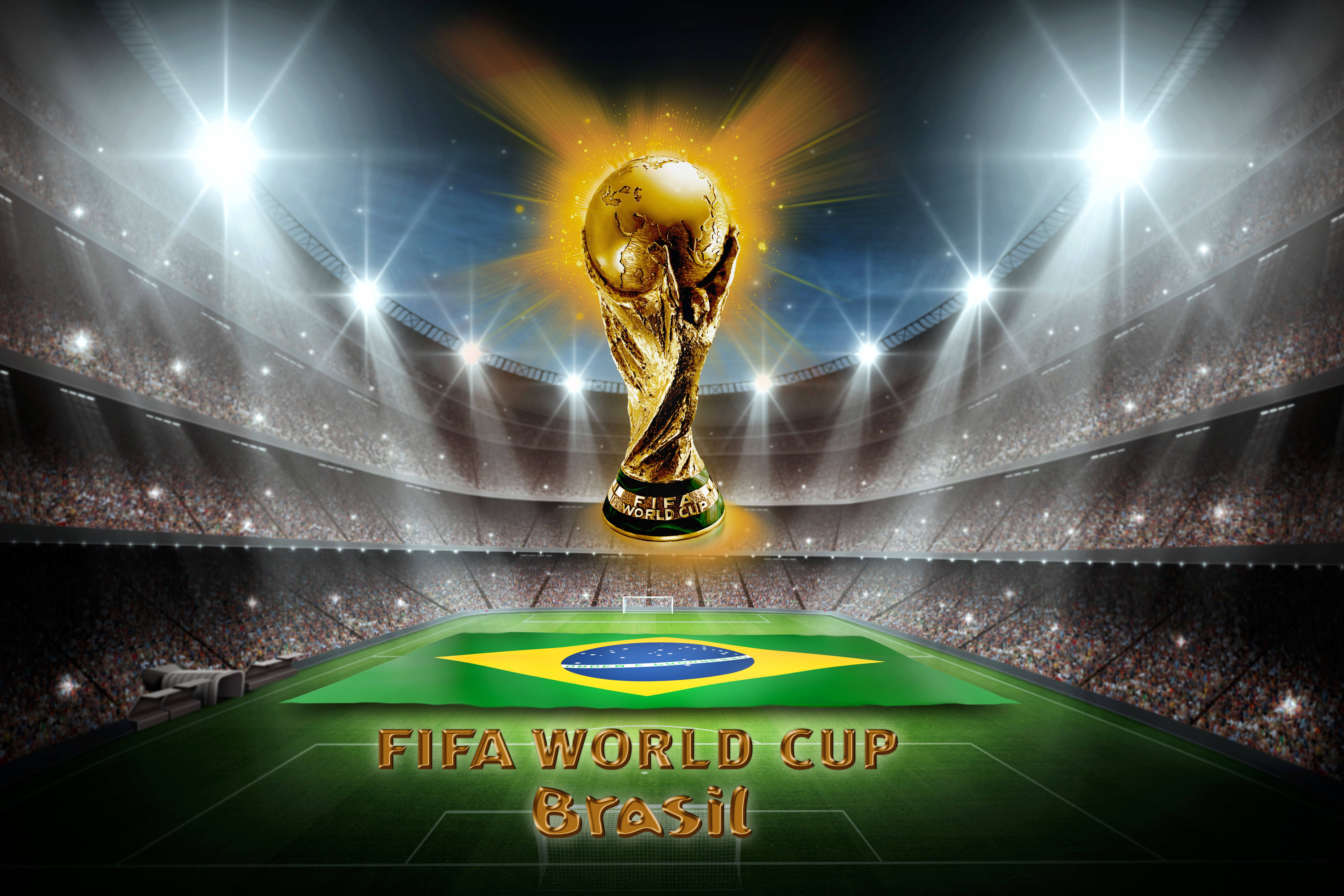 ब्राज़ील राष्ट्रीय फुटबॉल टीम FIFA विश्व कप ट्रॉफी वॉलपेपर