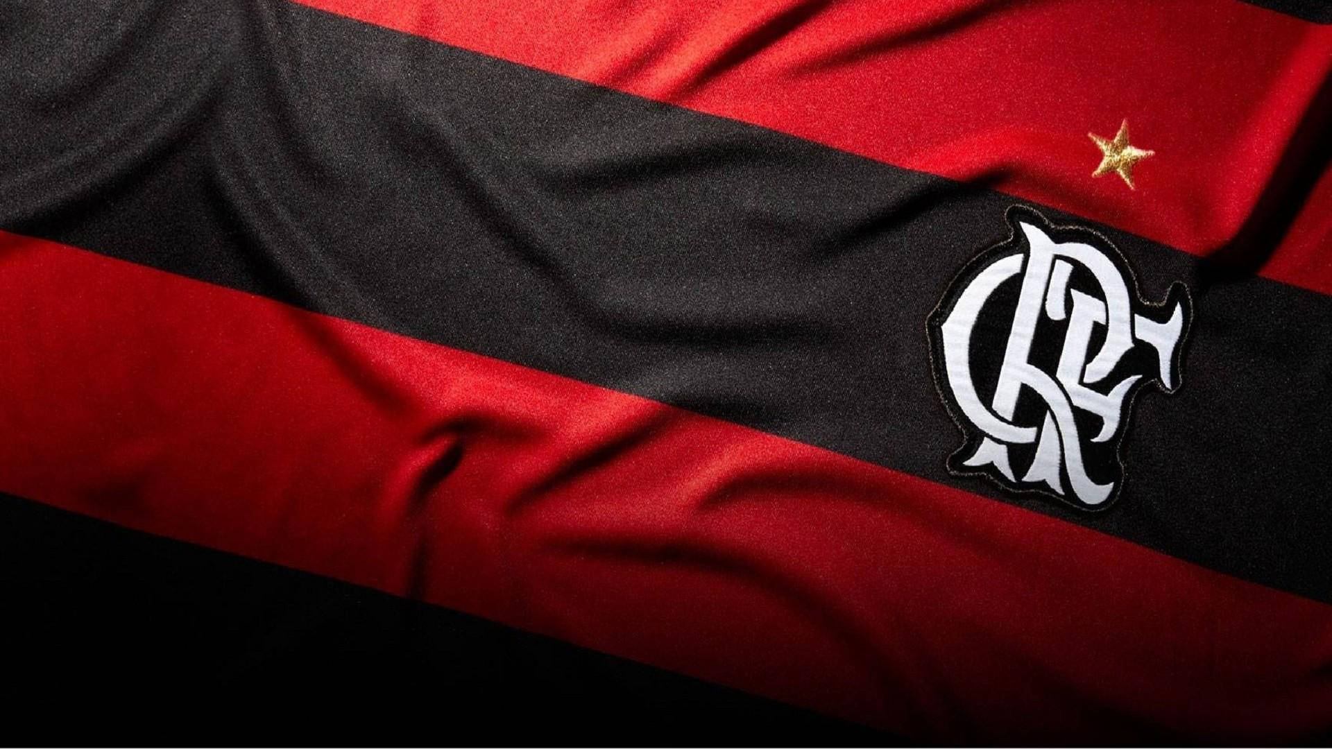 Flamengo FC का गर्व - उत्साह दर्शाता एक सिलवटदार झंडा वॉलपेपर