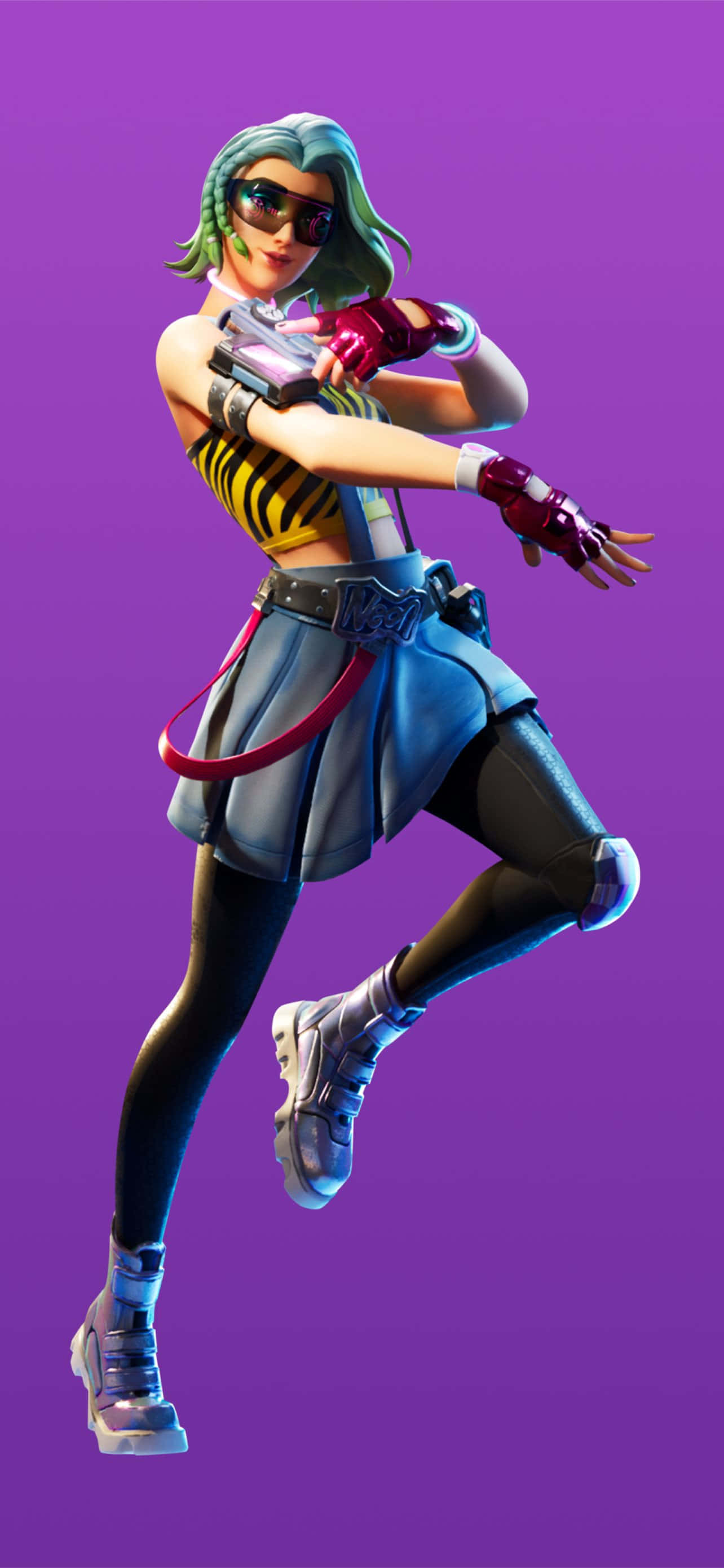 Fortnite खिलाड़ी सीज़न 4 चैप्टर 2 में एक्शन का हिस्सा बनने के लिए आमने-सामने हैं वॉलपेपर