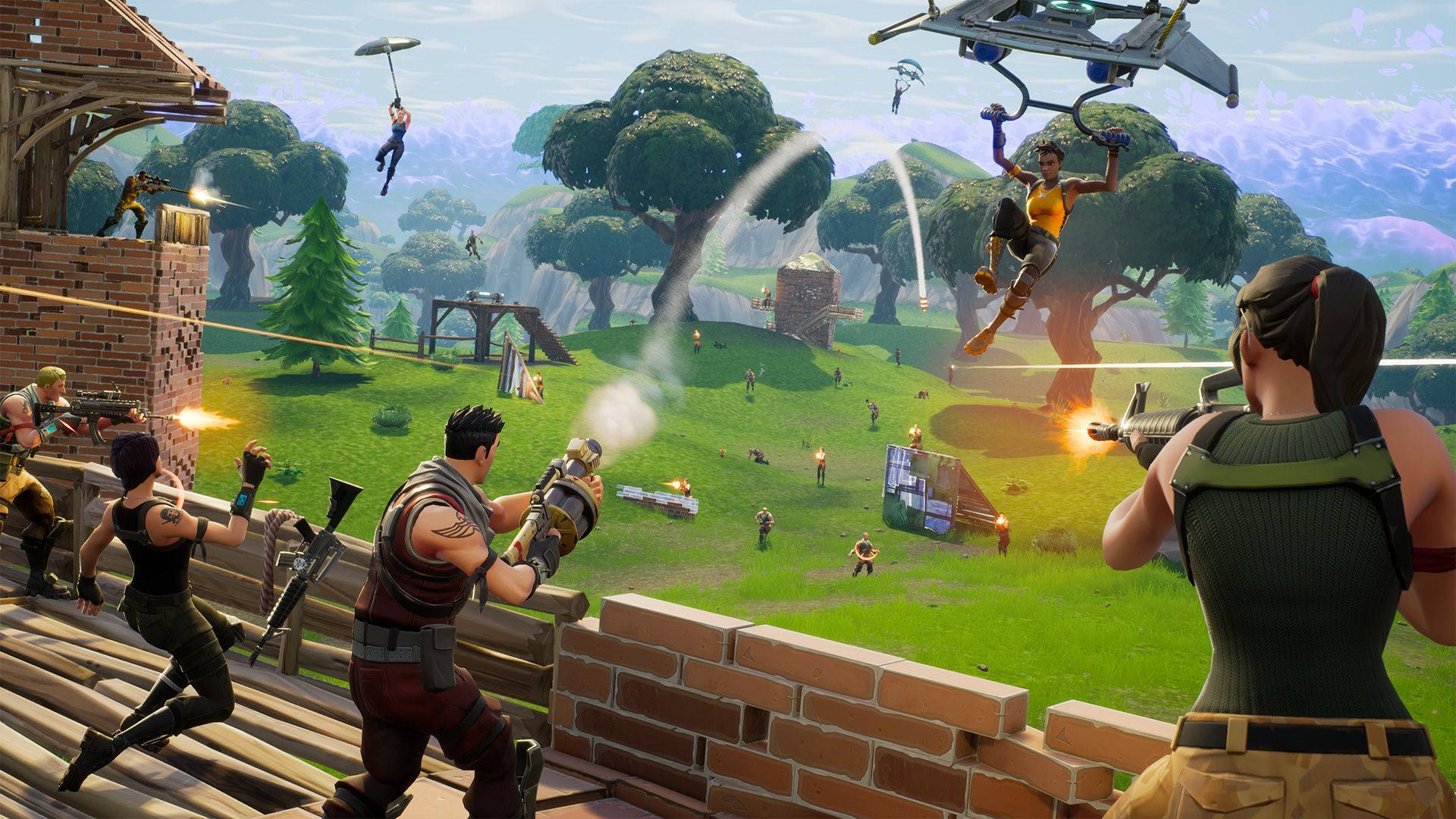 Fortnite 50v50 सीमित समय मोड HD वॉलपेपर