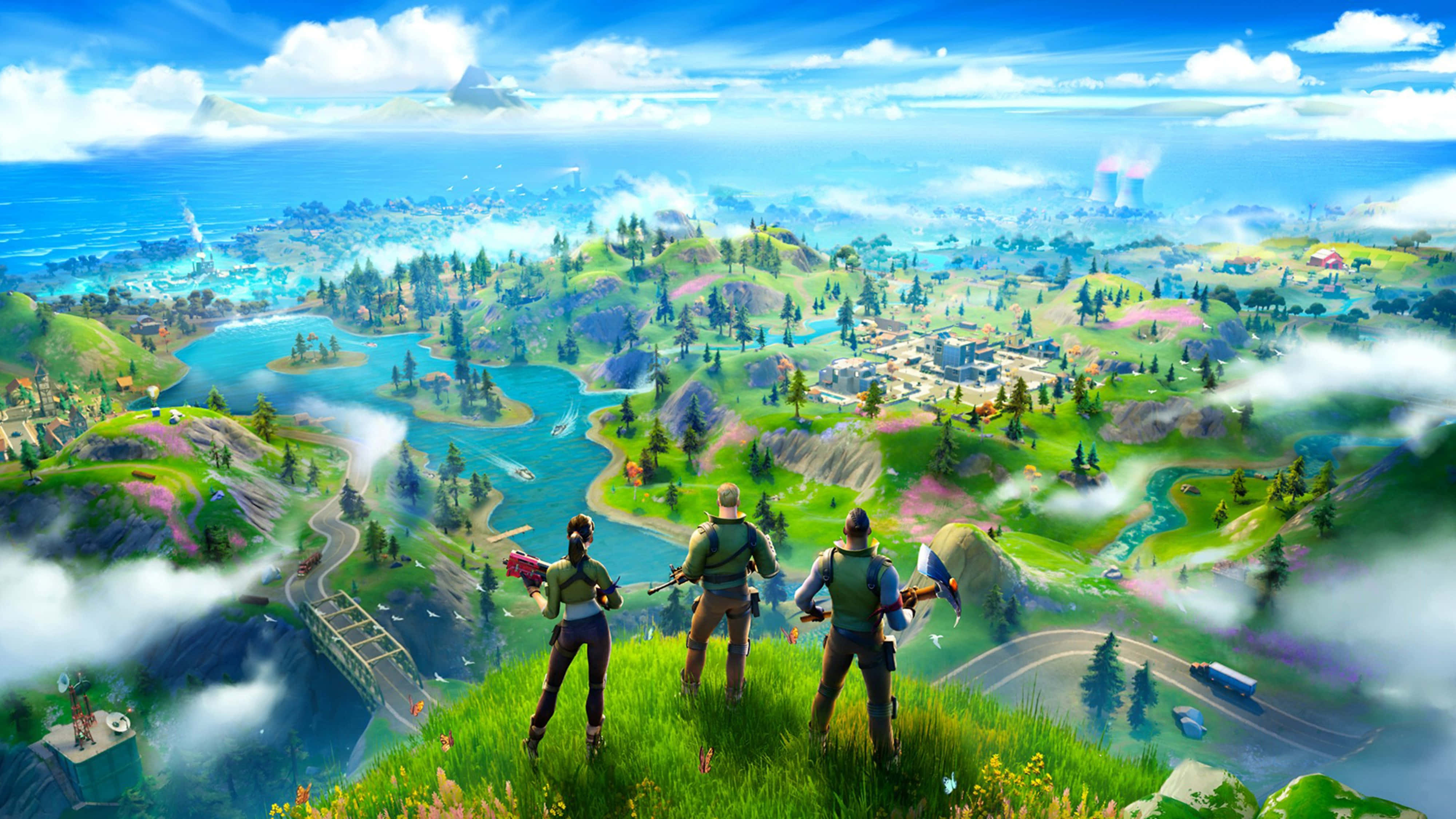Fortnite Battle Royale स्थान 4K वॉलपेपर