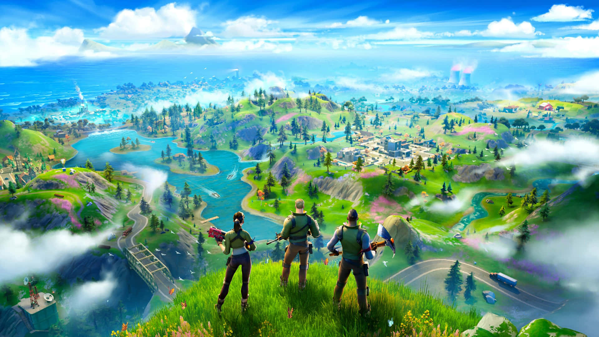 Fortnite Battle Royale स्थान 4K वॉलपेपर