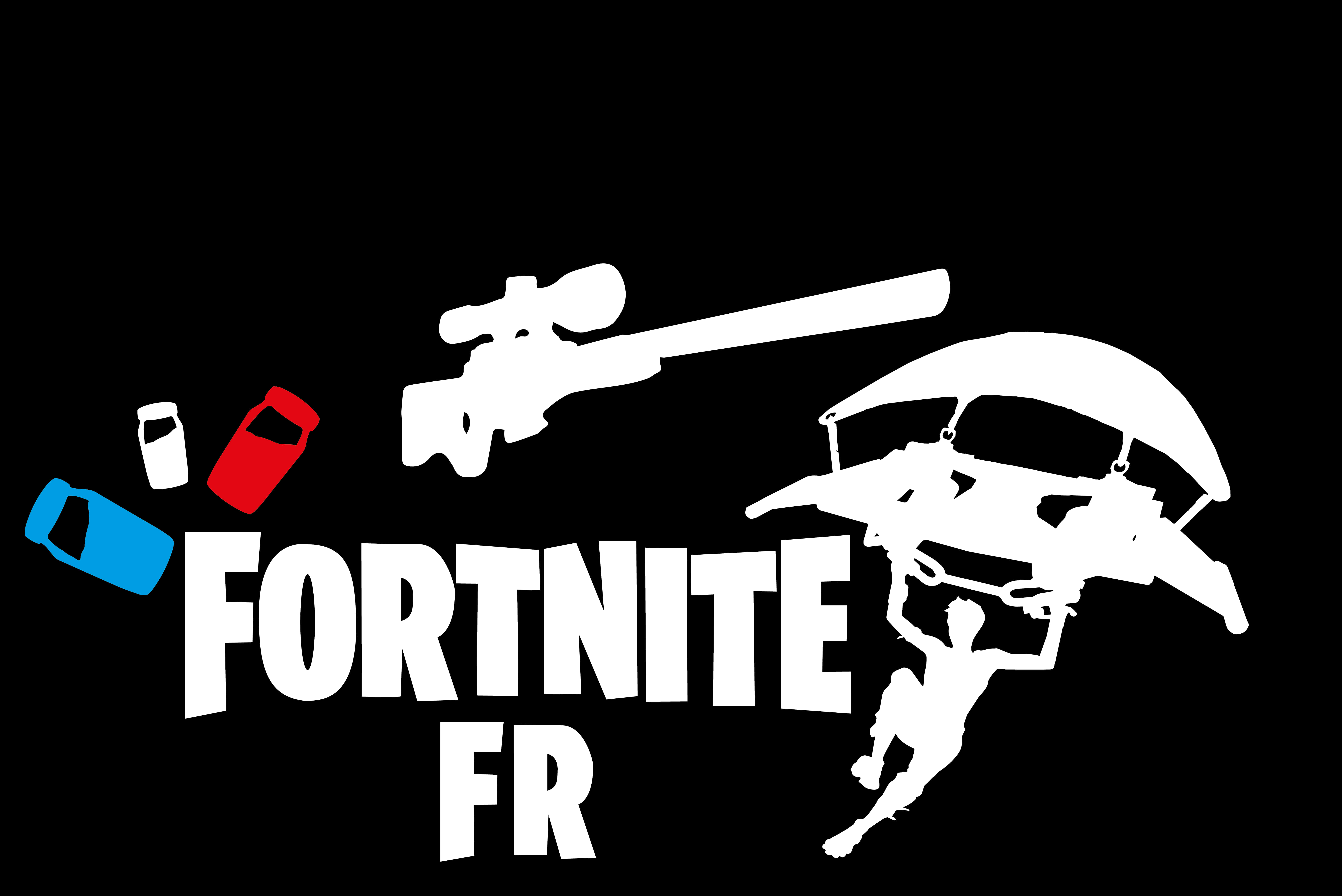 Fortnite F R लोगो और आइटम वॉलपेपर