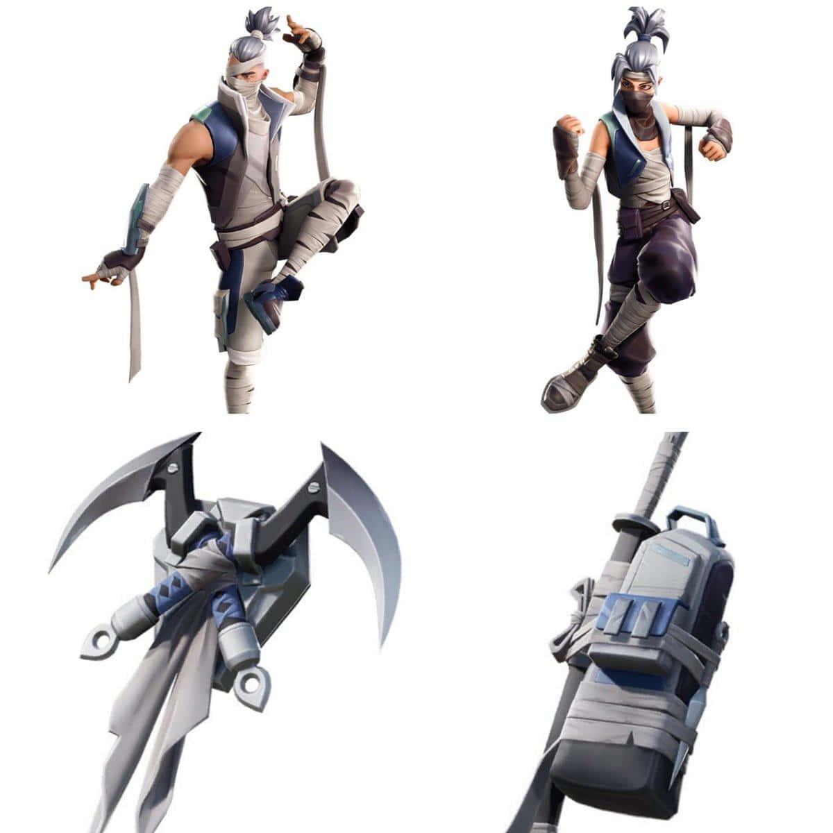 हथियारों के साथ Fortnite Kuno वॉलपेपर