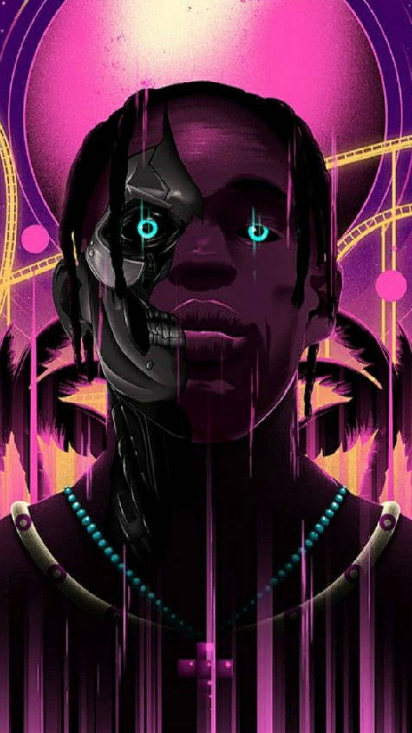 Fortnite PFP Travis Scott Astronomical Bundle आउटफिट वॉलपेपर