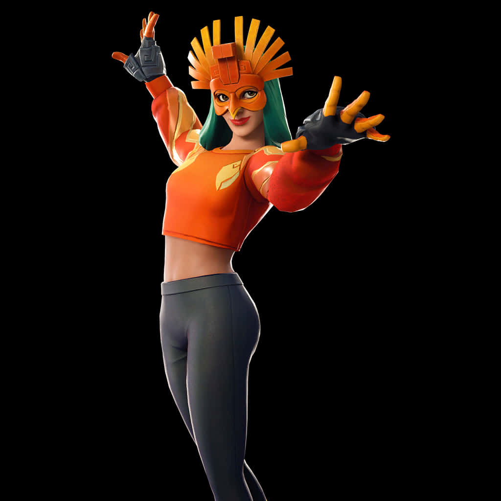Fortnite सनबर्ड स्किन पोज़ वॉलपेपर