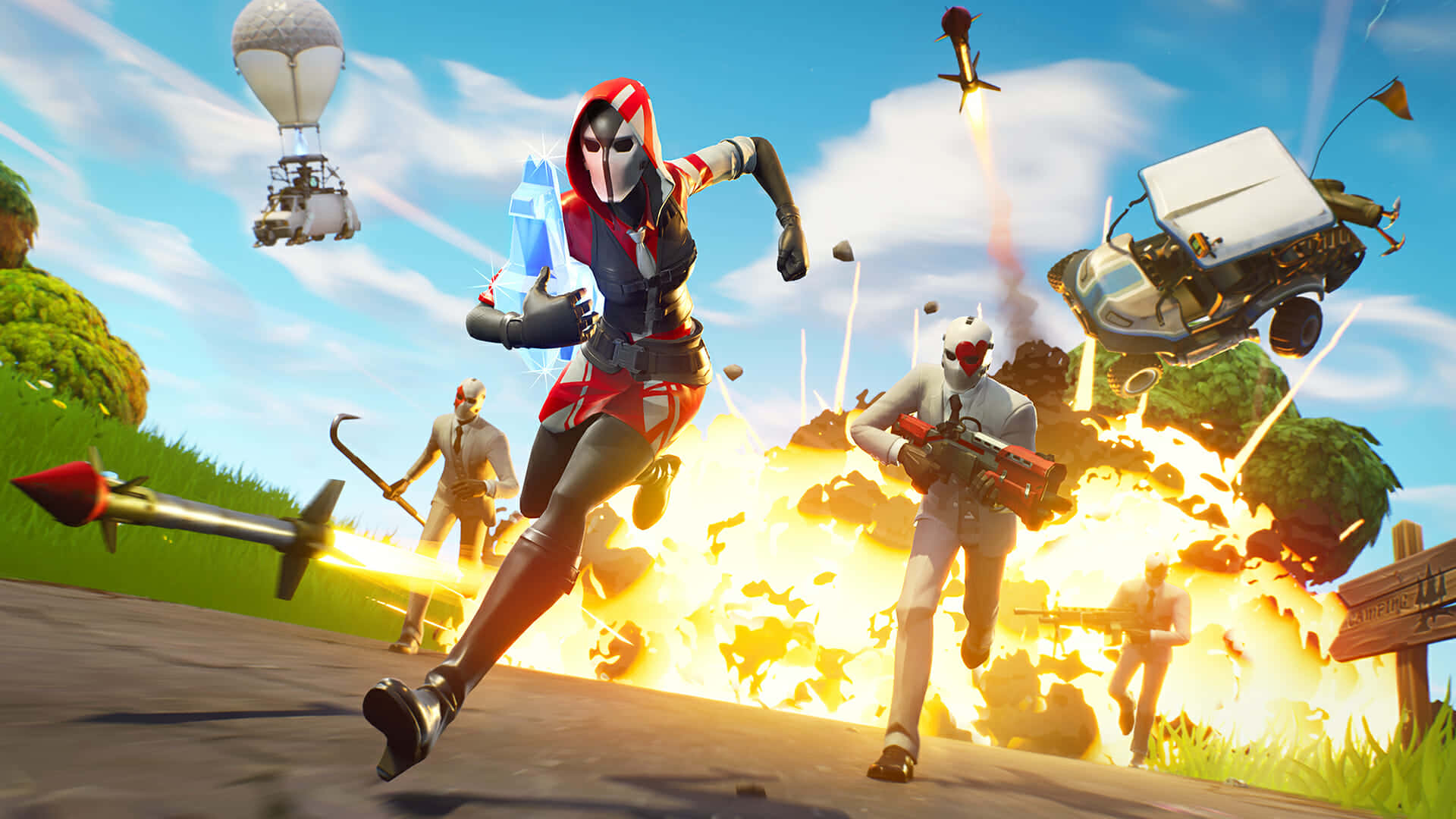 अपनी चिंताओं को Fortnite के साथ नाचते हुए भूल जाइए! वॉलपेपर