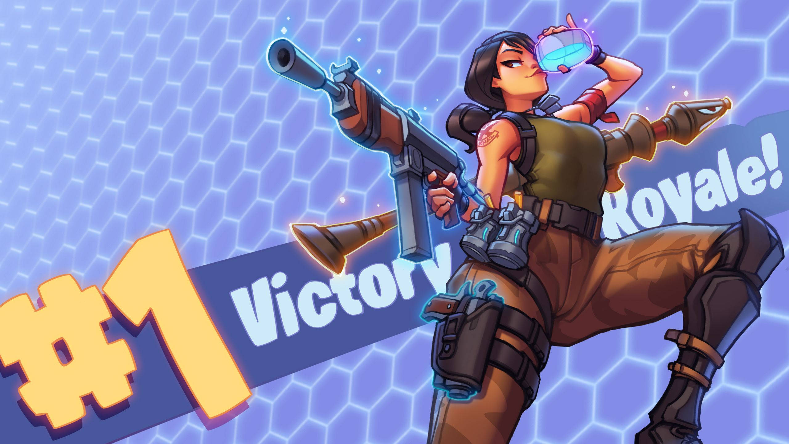 Fortnite में Victory Royale प्राप्त हुआ वॉलपेपर