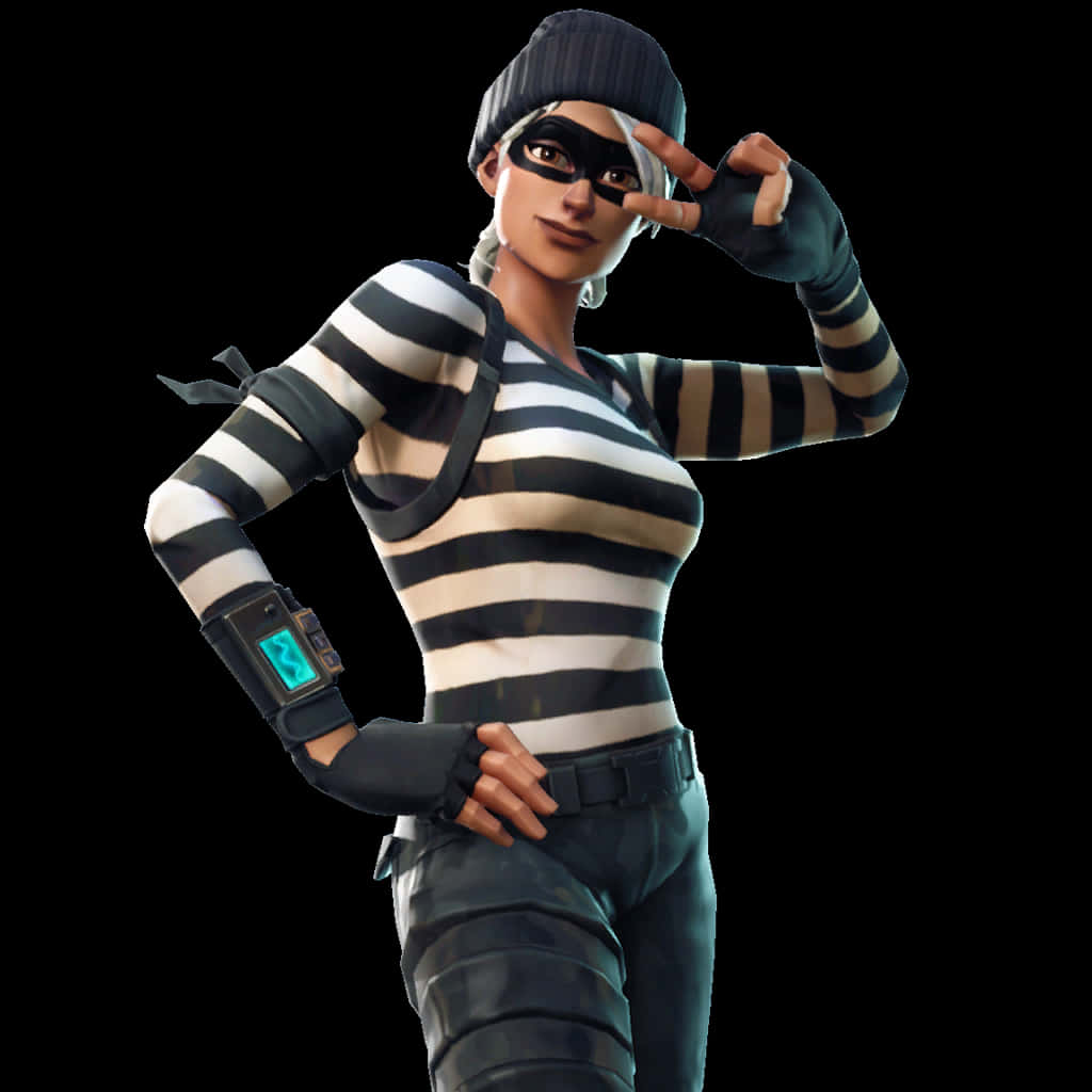 Fortnite चरित्र सलामी मुद्रा वॉलपेपर