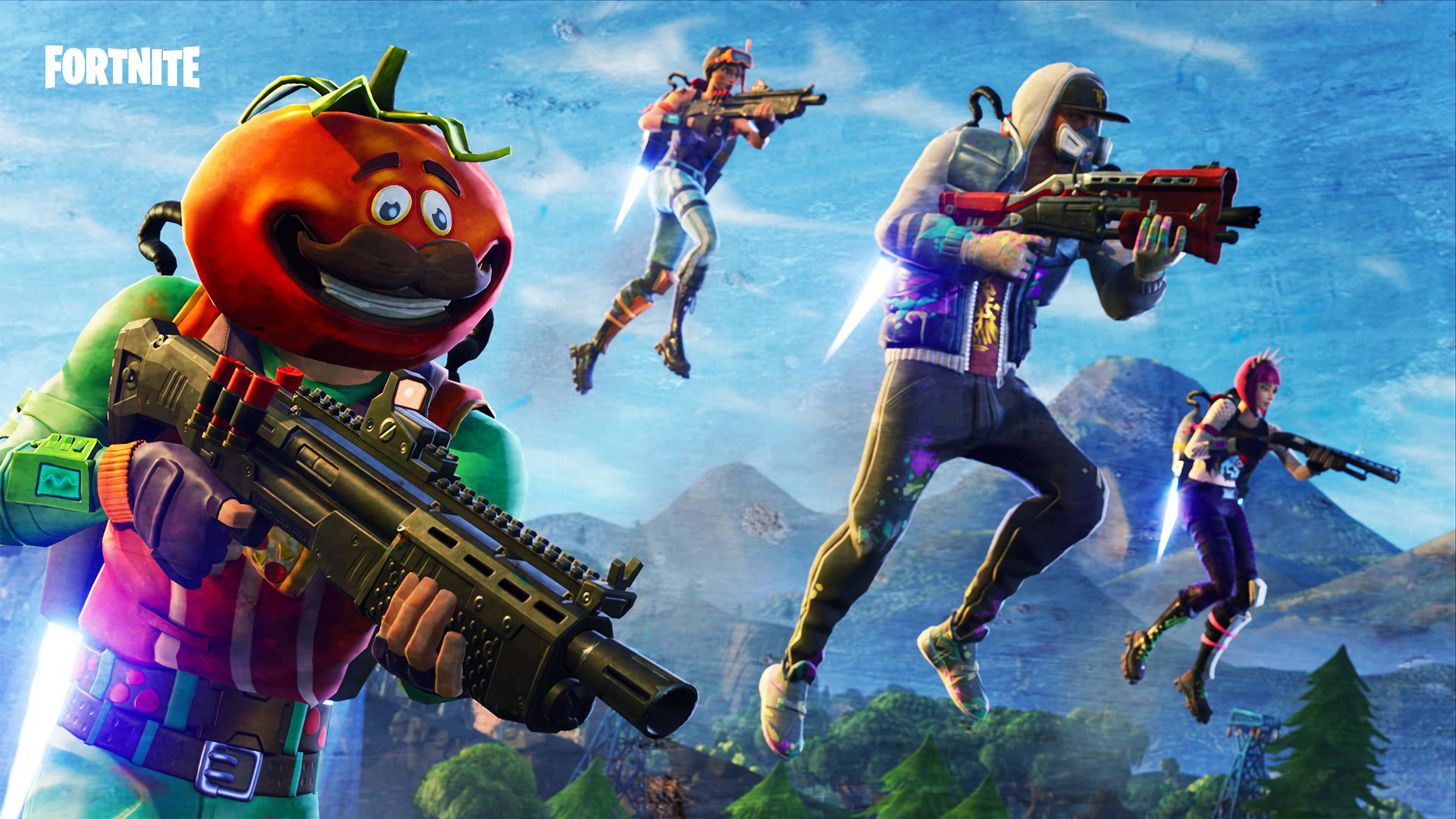 Fortnite खेलें और रोमांच का अनुभव करें! वॉलपेपर