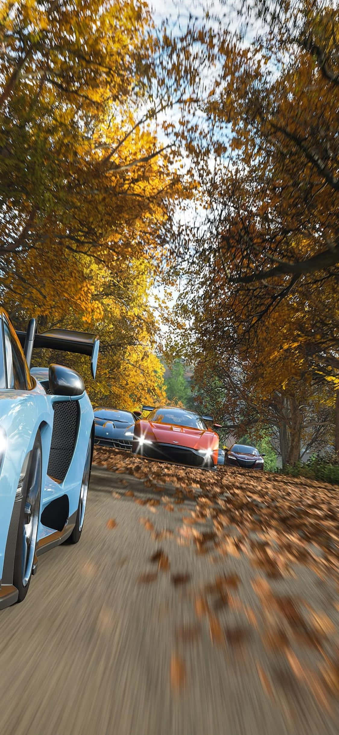 Forza Horizon 4 में iPhone XS के साथ सड़कों पर विजय प्राप्त करें वॉलपेपर
