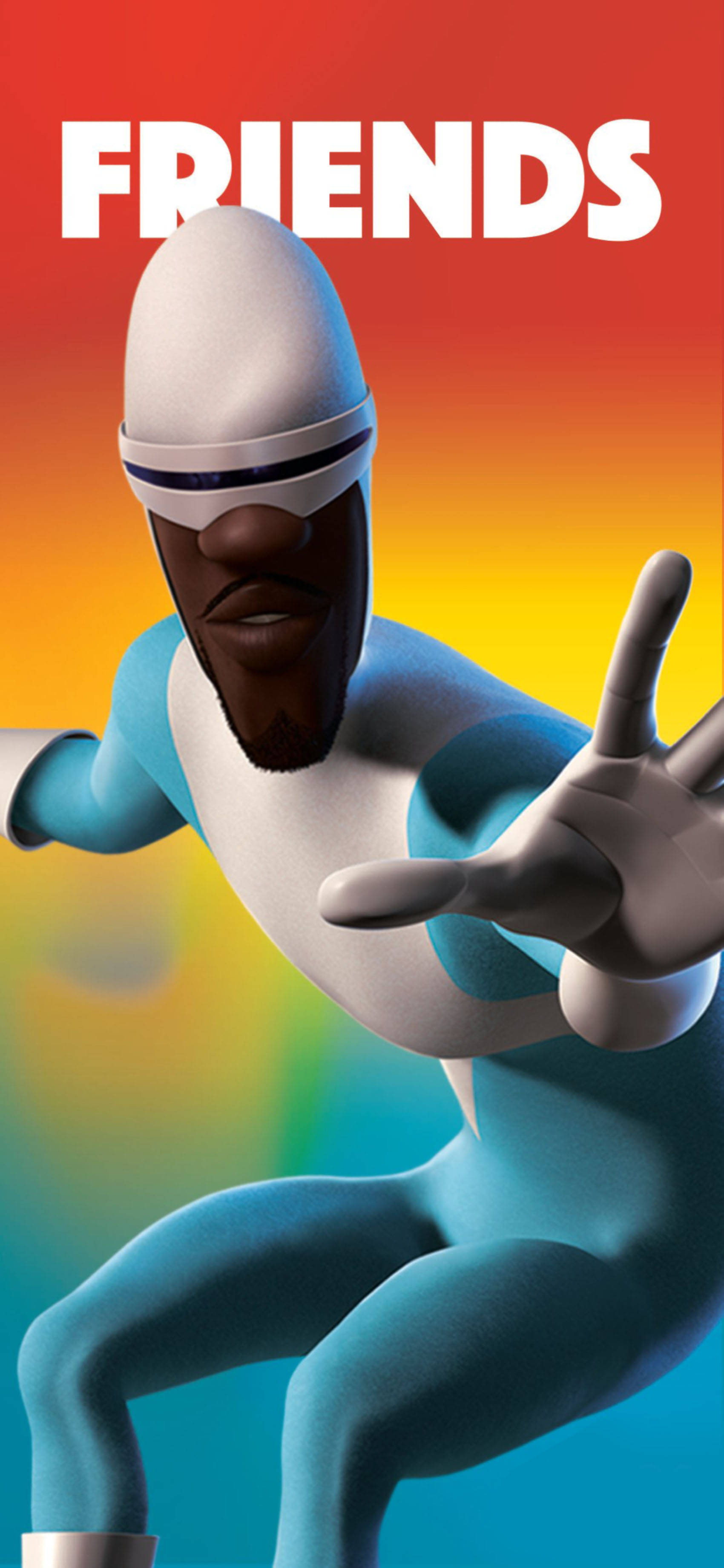 Frozone रंगीन ग्राफिक वॉलपेपर