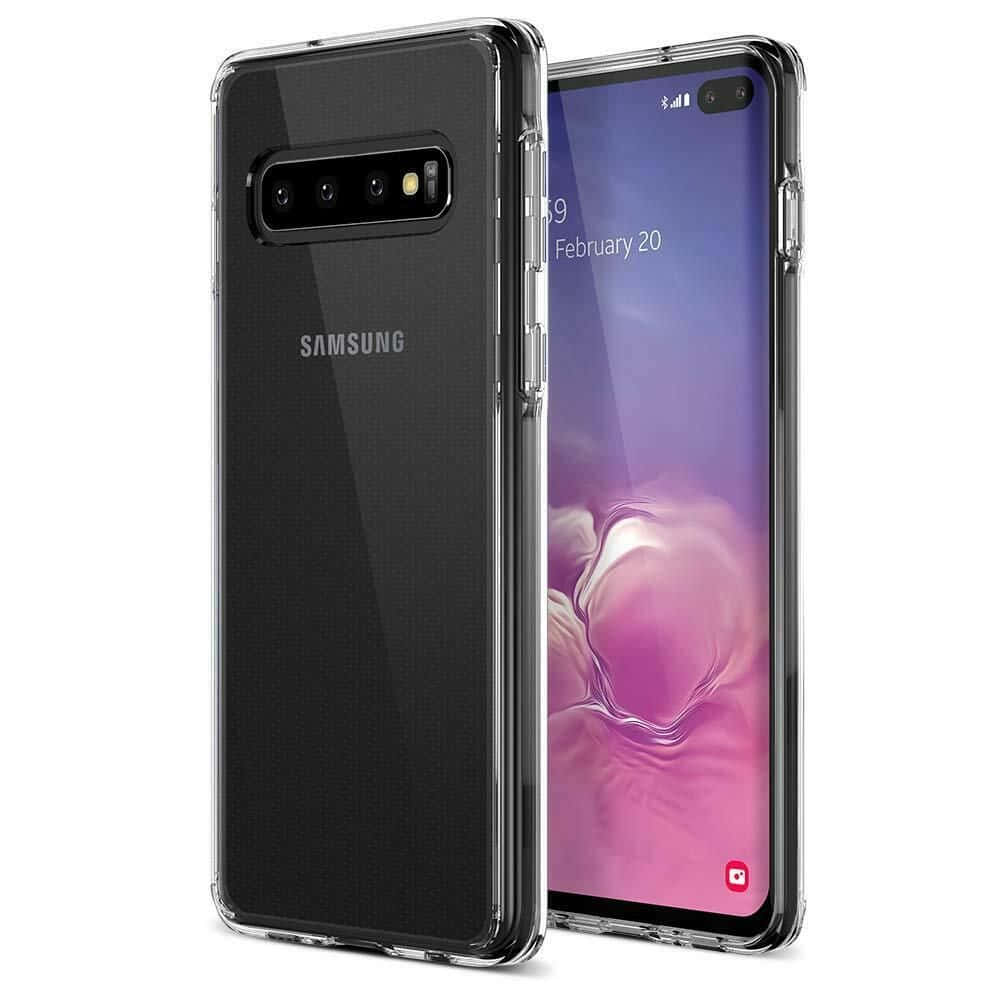 Galaxy S10 का चिकना आधुनिक डिज़ाइन वॉलपेपर
