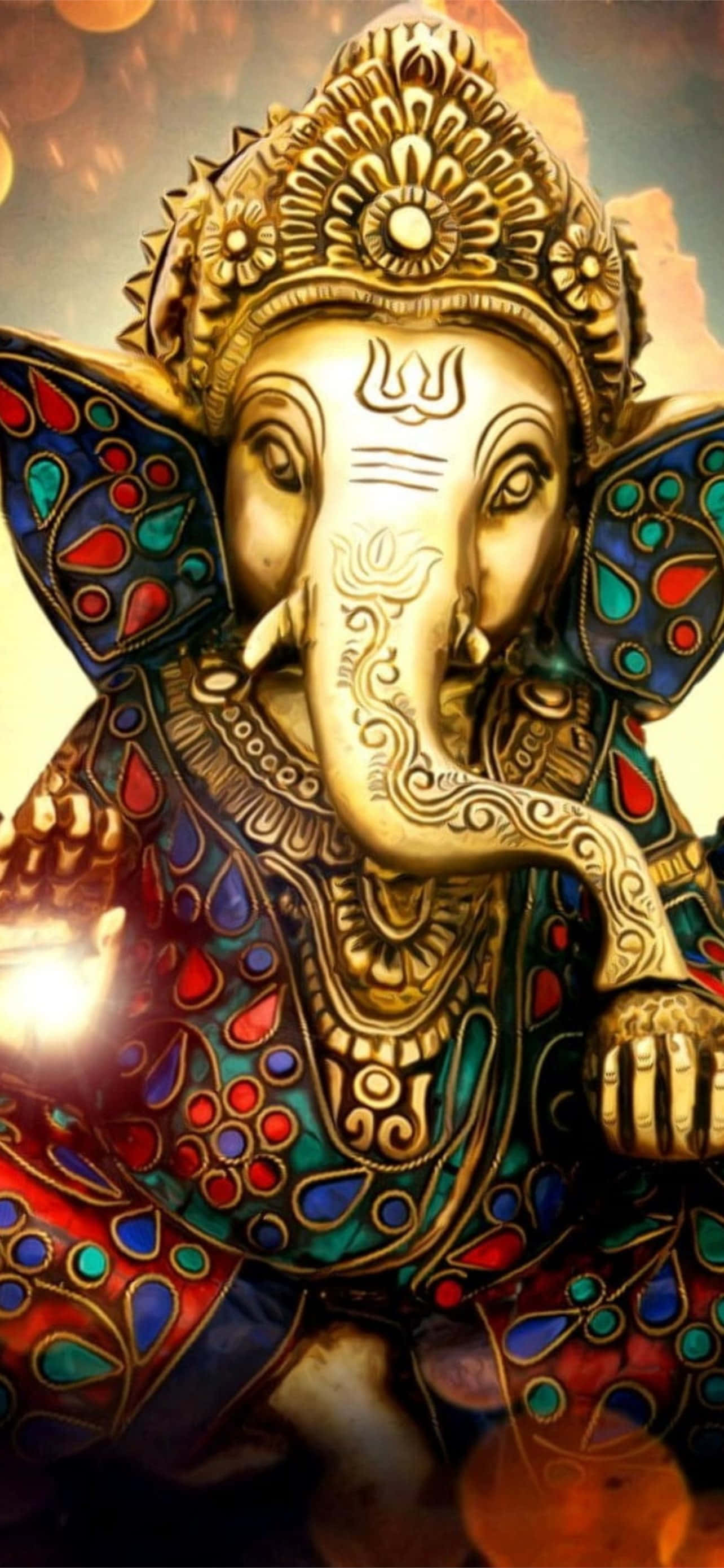 Ganesha Pixel 3XL AMOLED बैकग्राउंड वॉलपेपर