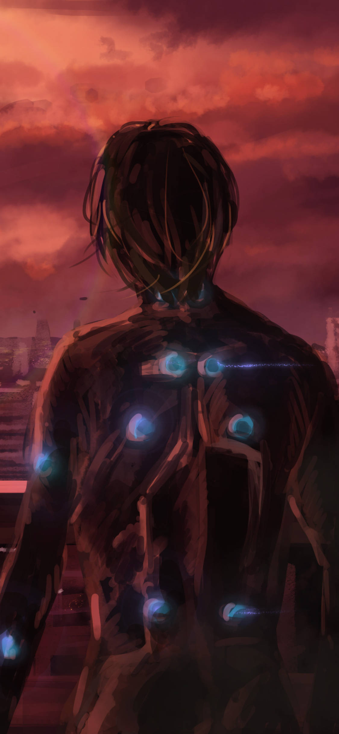उदास भविष्यवादी Gantz वॉलपेपर