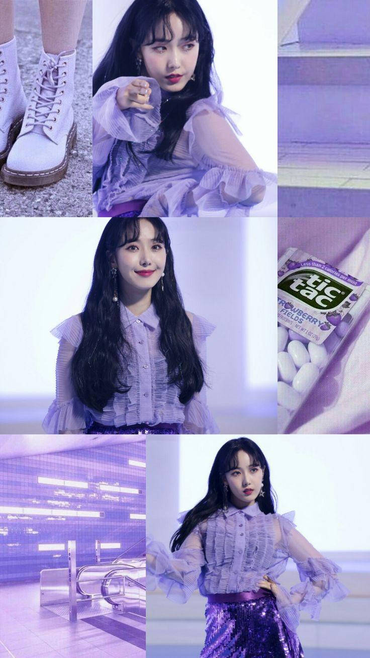Gfriend एस्थेटिक कोलाज वॉलपेपर