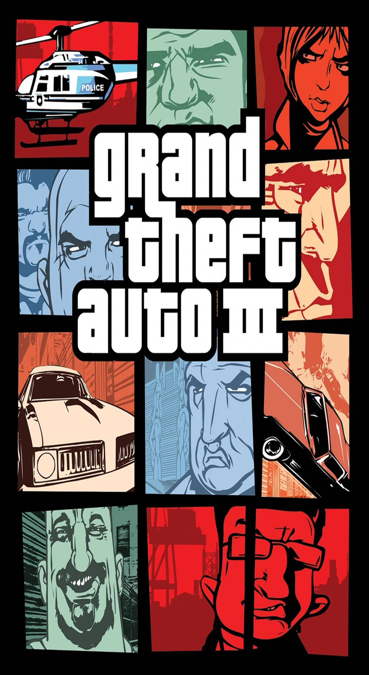 GTA iPhone गेम III पोस्टर वॉलपेपर