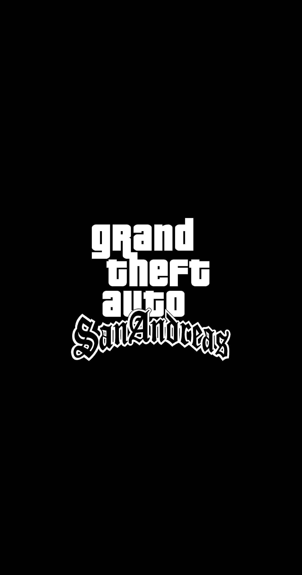 GTA iPhone San Andreas लोगो वॉलपेपर
