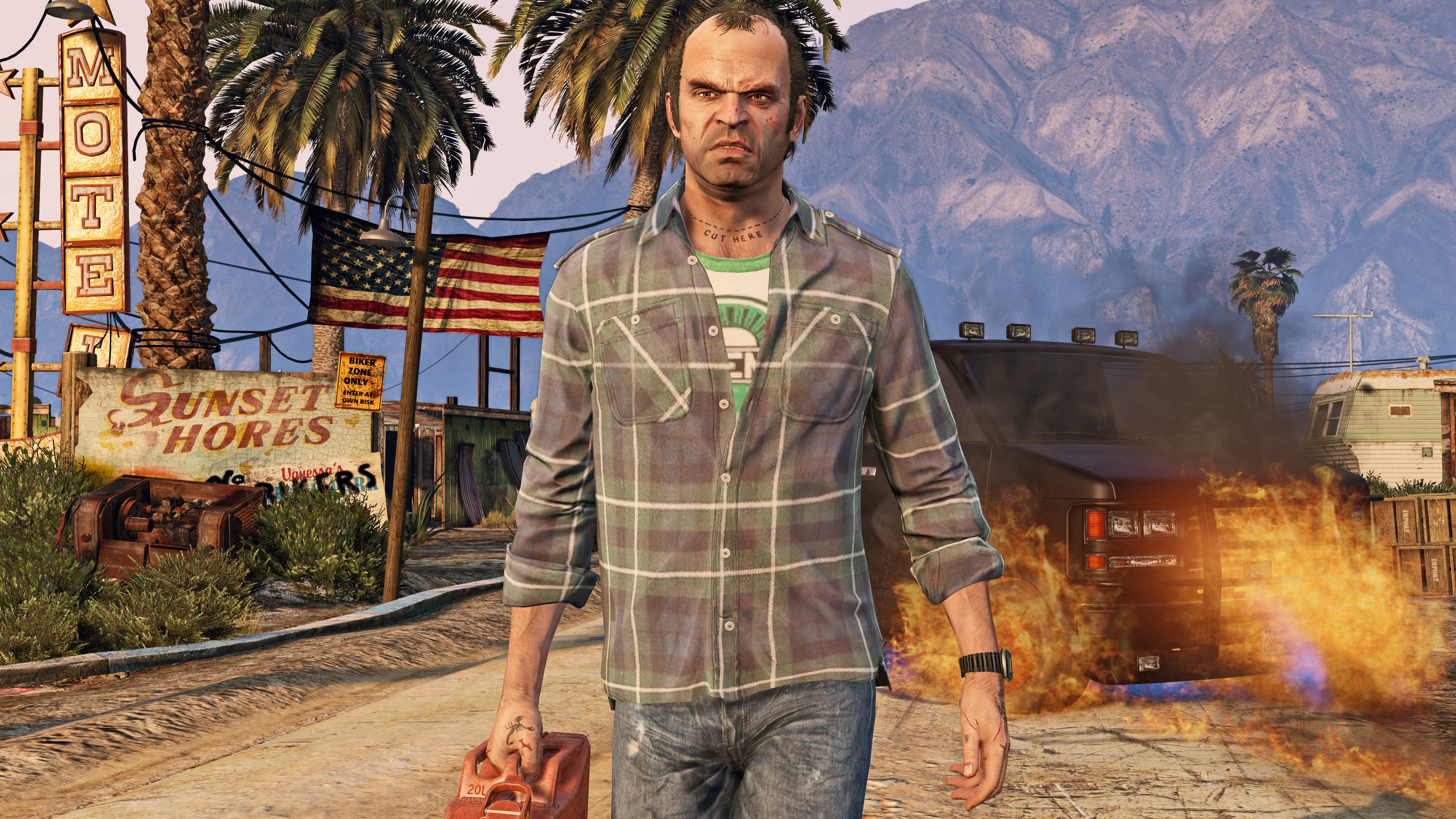 कूल GTA वॉकिंग अवे वॉलपेपर