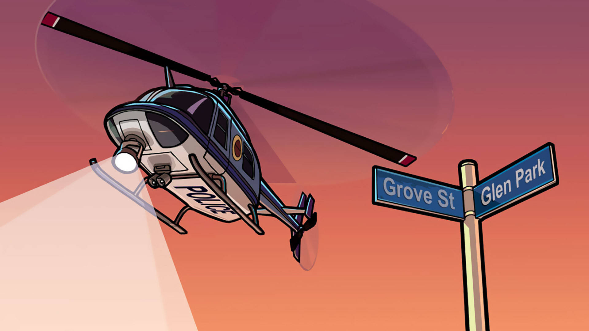 GTA SA 4K हेलीकॉप्टर वॉलपेपर