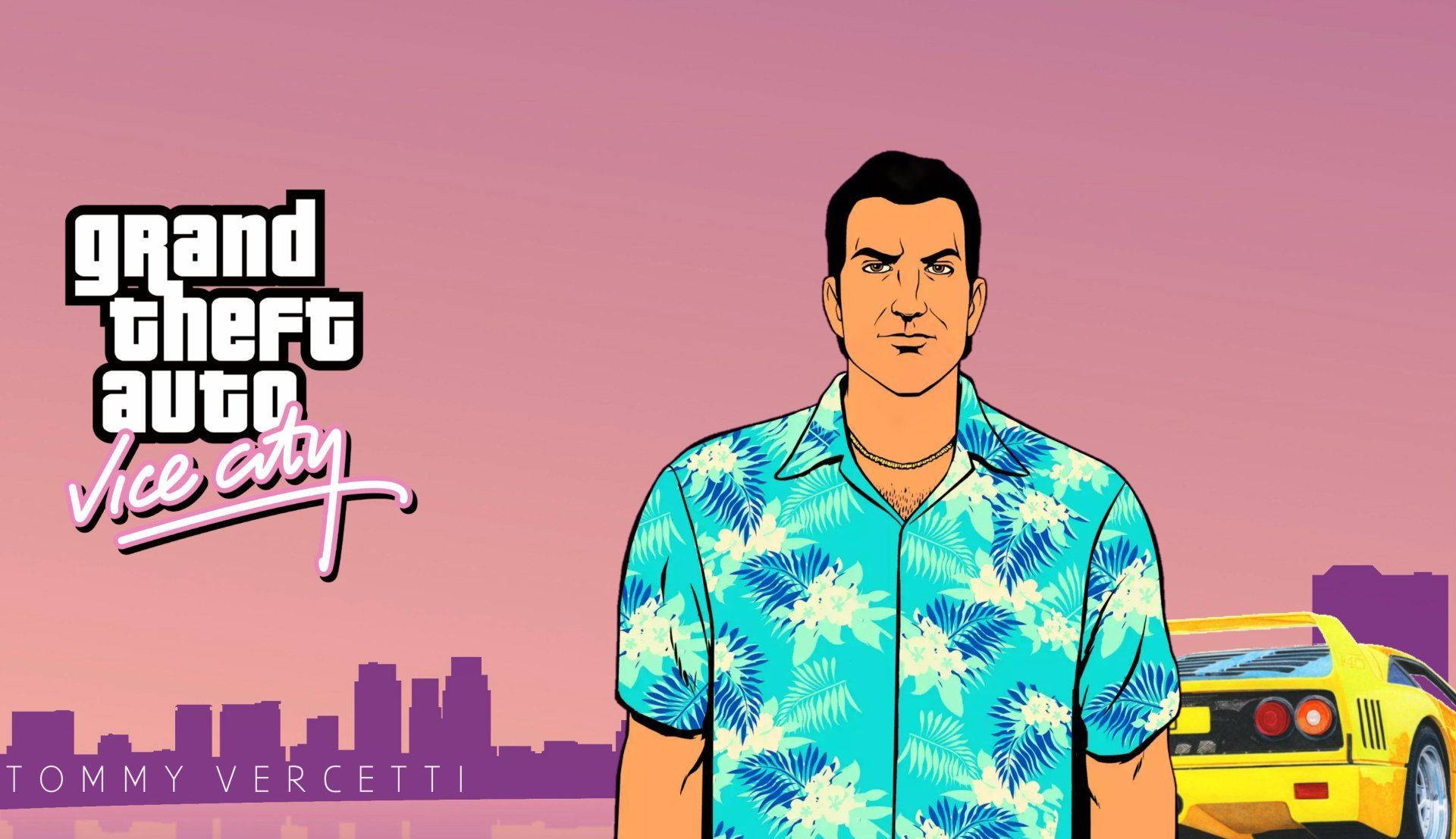 GTA Vice City टॉमी वर्सेटी वॉलपेपर