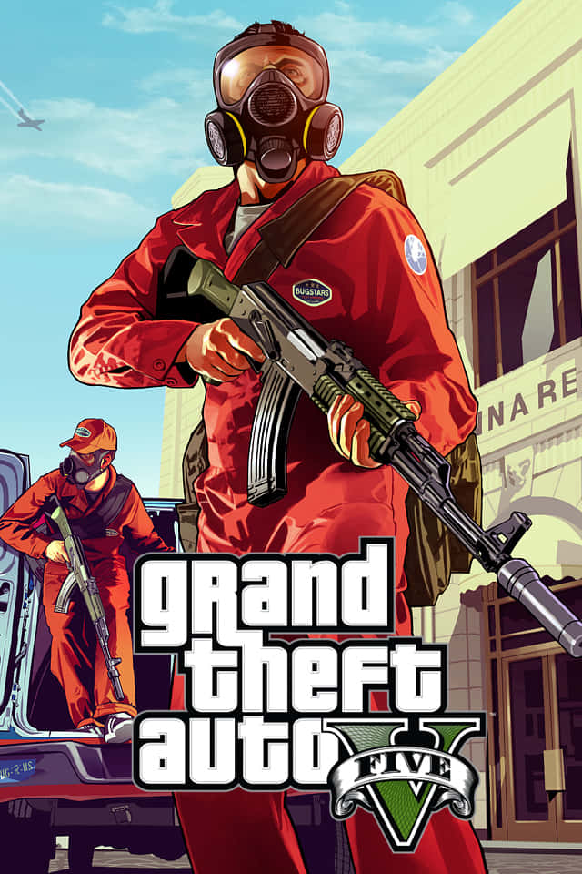 GTA बैकग्राउंड ग्रैंड थेफ्ट ऑटो फाइव आर्म्ड रॉबरी वॉलपेपर