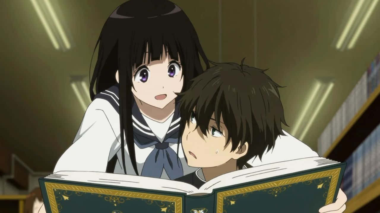 Hyouka मैचिंग PFP एनीमे वॉलपेपर