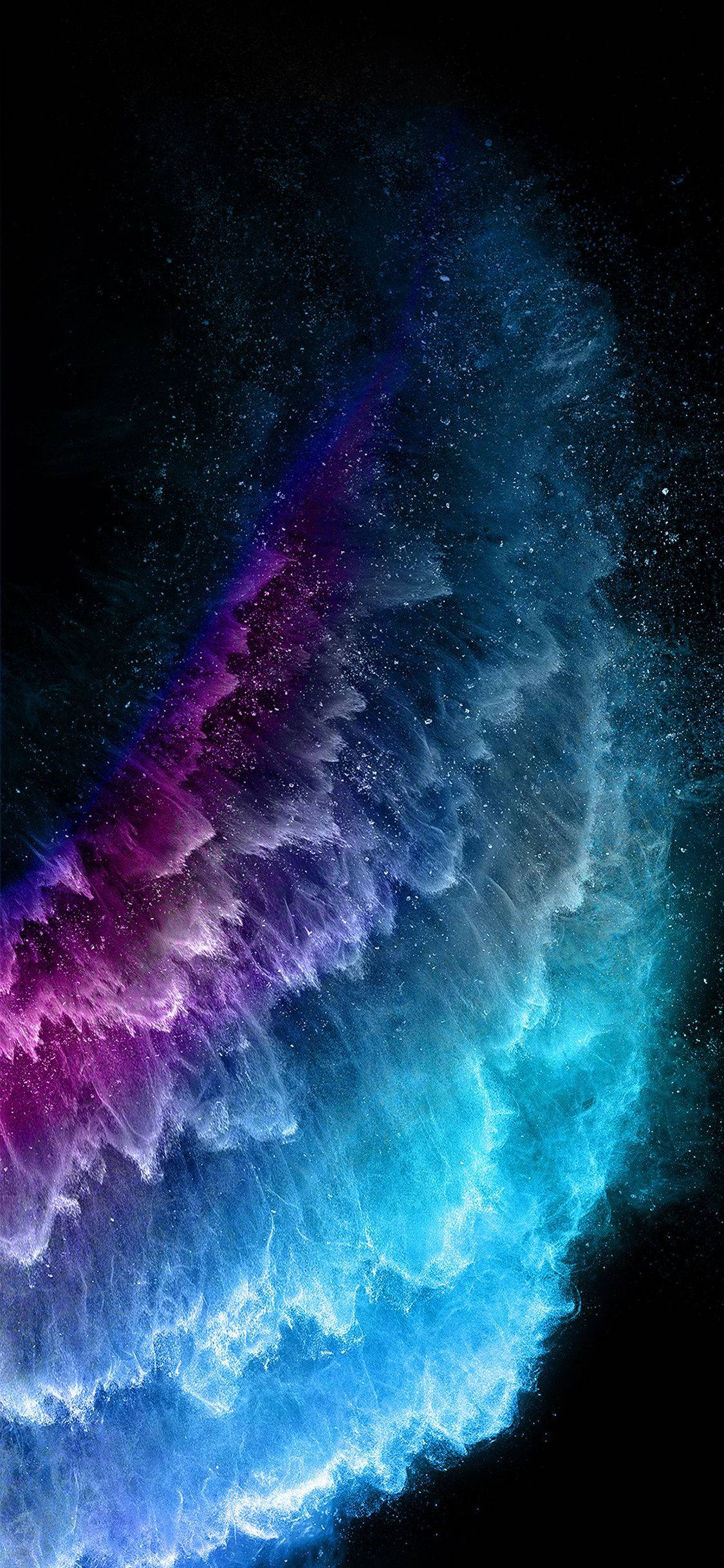 नया iPhone 11 जिसमें नियॉन क्रिस्टल हैं वॉलपेपर