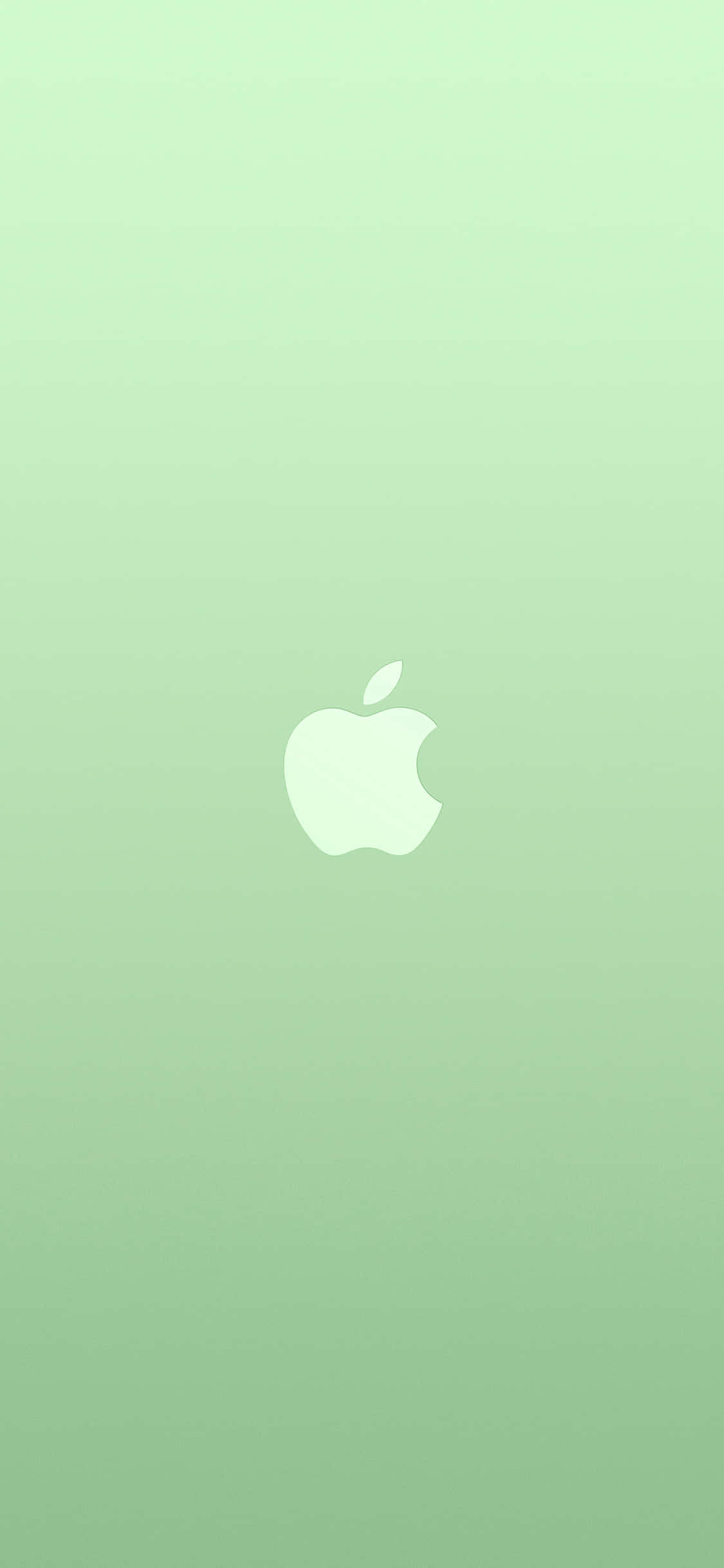 iPhone 11 Apple लोगो हरा बैकग्राउंड वॉलपेपर