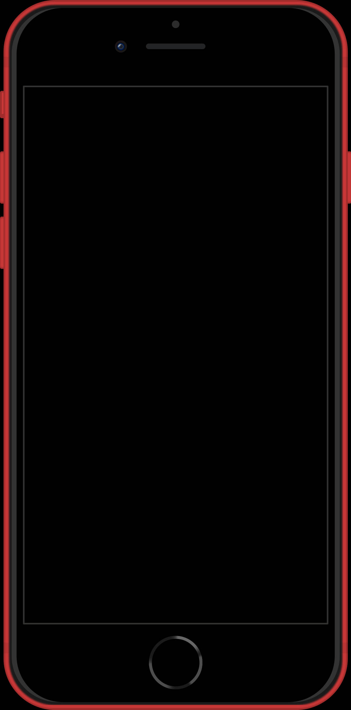 iPhone 8 लाल सामने वॉलपेपर