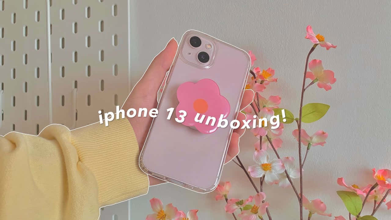 "इस स्टाइलिश और प्यारे iPhone के साथ जुड़े रहें!" वॉलपेपर