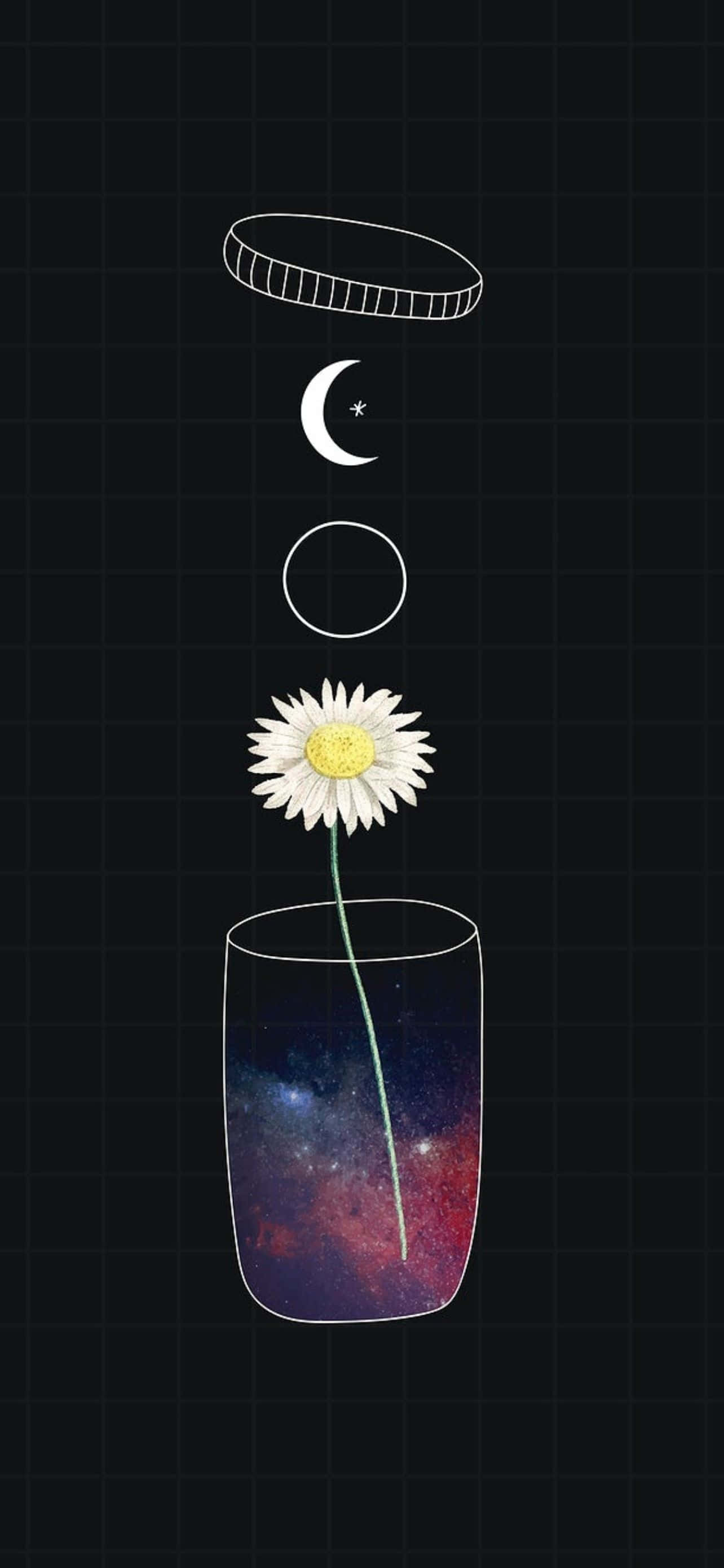 कूल ज्यामितीय iPhone बैकग्राउंड वॉलपेपर