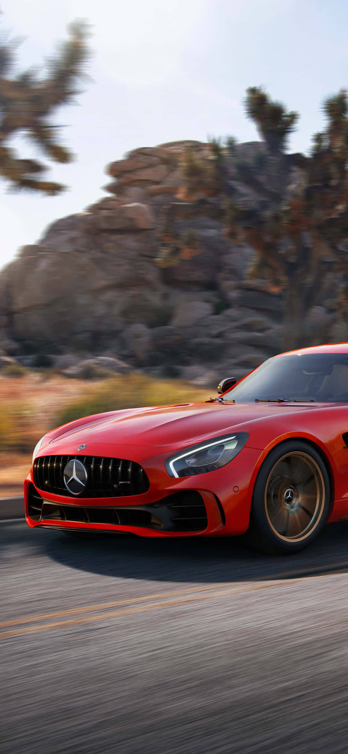 iPhone X Amg Gt-r बैकग्राउंड लाल 2018 AMG GTR वॉलपेपर