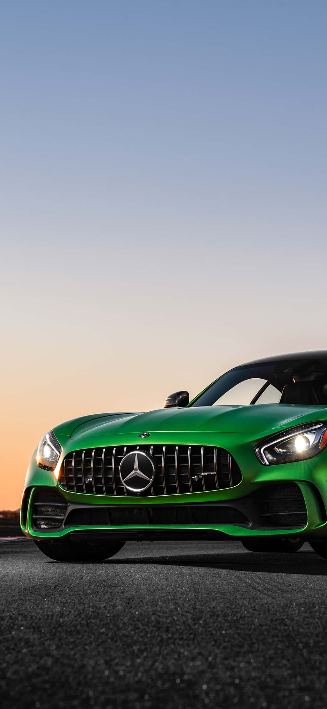 iPhone X Amg Gt-r बैकग्राउंड ग्रीन AMG GT R वॉलपेपर