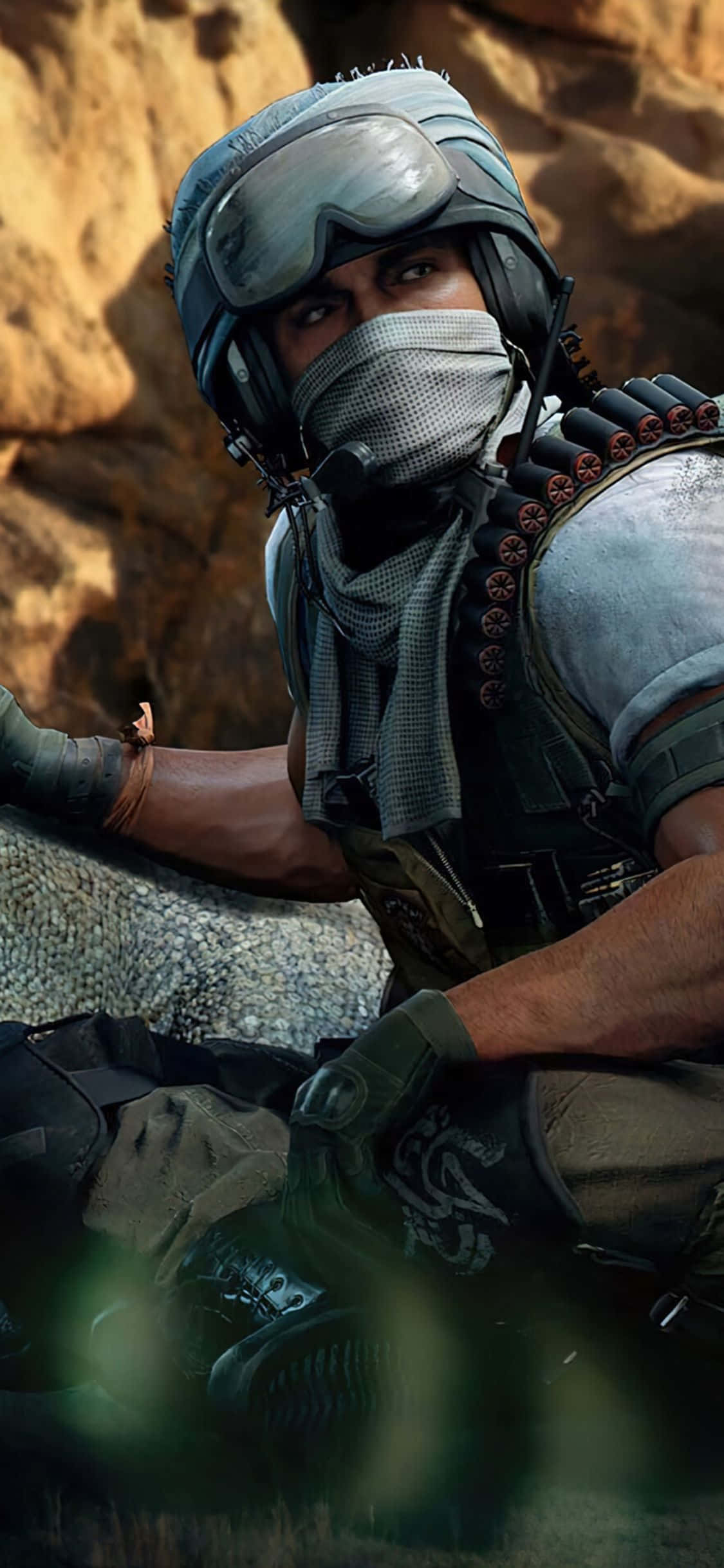 iPhone X Call Of Duty Black Ops Cold War पृष्ठभूमि सलाह वॉलपेपर