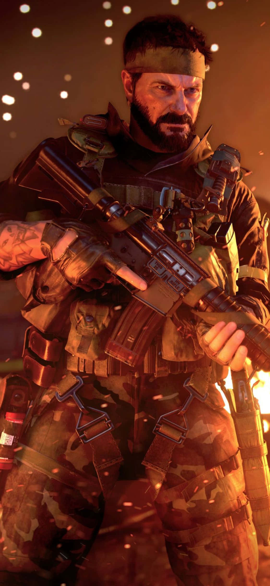 iPhone X Call Of Duty Black Ops Cold War पृष्ठभूमि फ्रैंक वुड्स वॉलपेपर