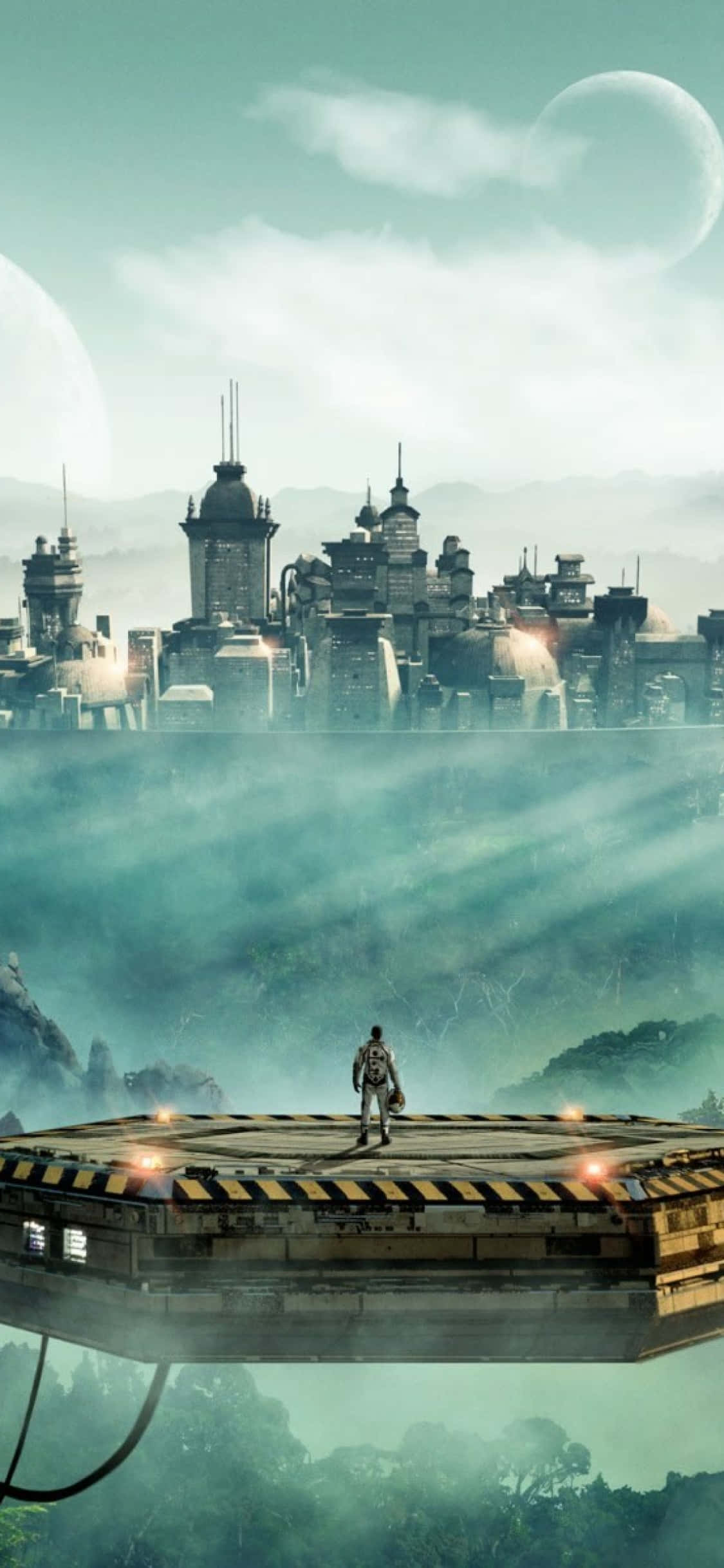 iPhone X Civilization Beyond Earth बैकग्राउंड फ्लोटिंग वॉलपेपर