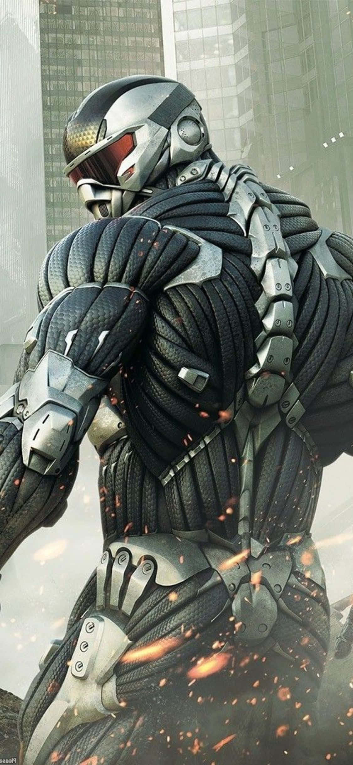 iPhone X और Crysis 3 के साथ विदेशी दुनिया की खोज वॉलपेपर