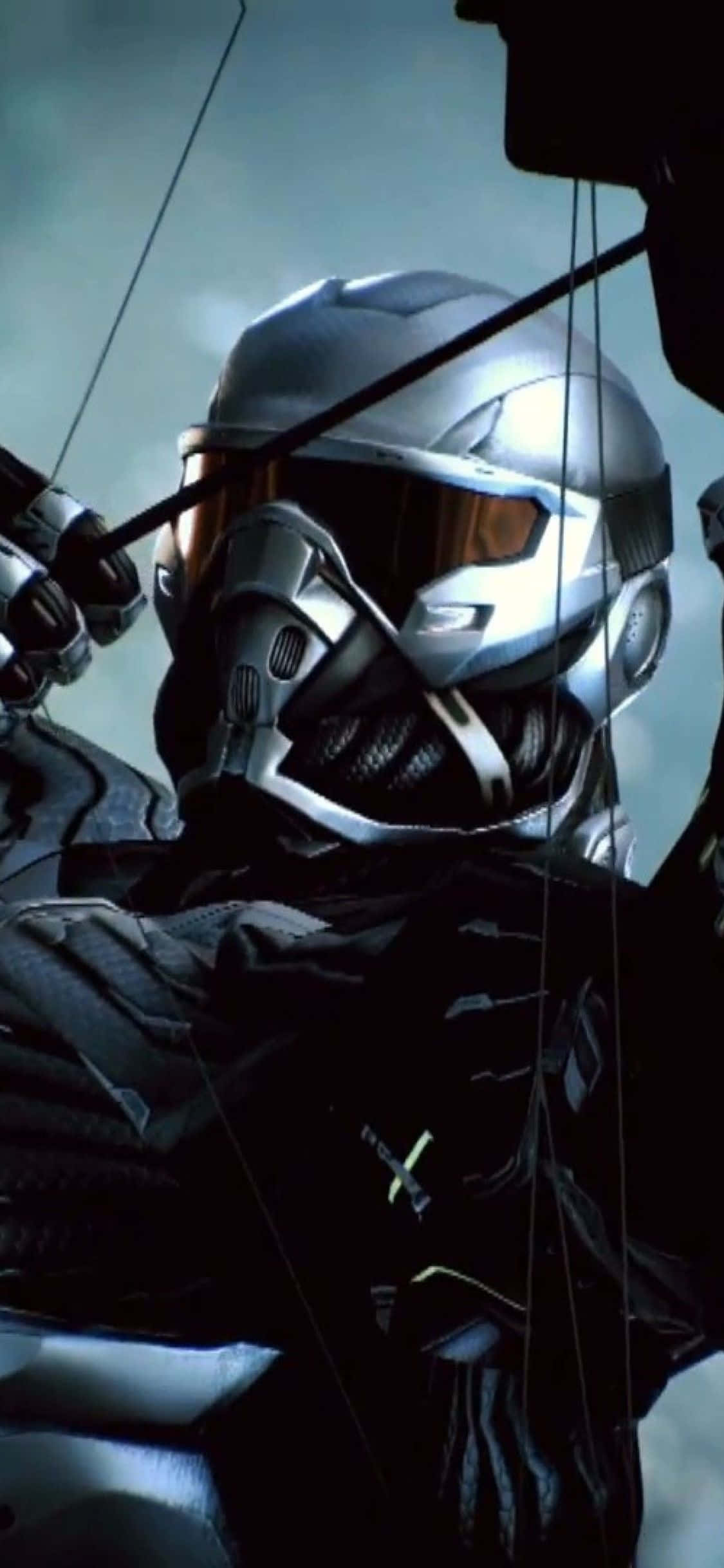 iPhone X और Crysis 3 के साथ युद्ध में विजय प्राप्त करें वॉलपेपर