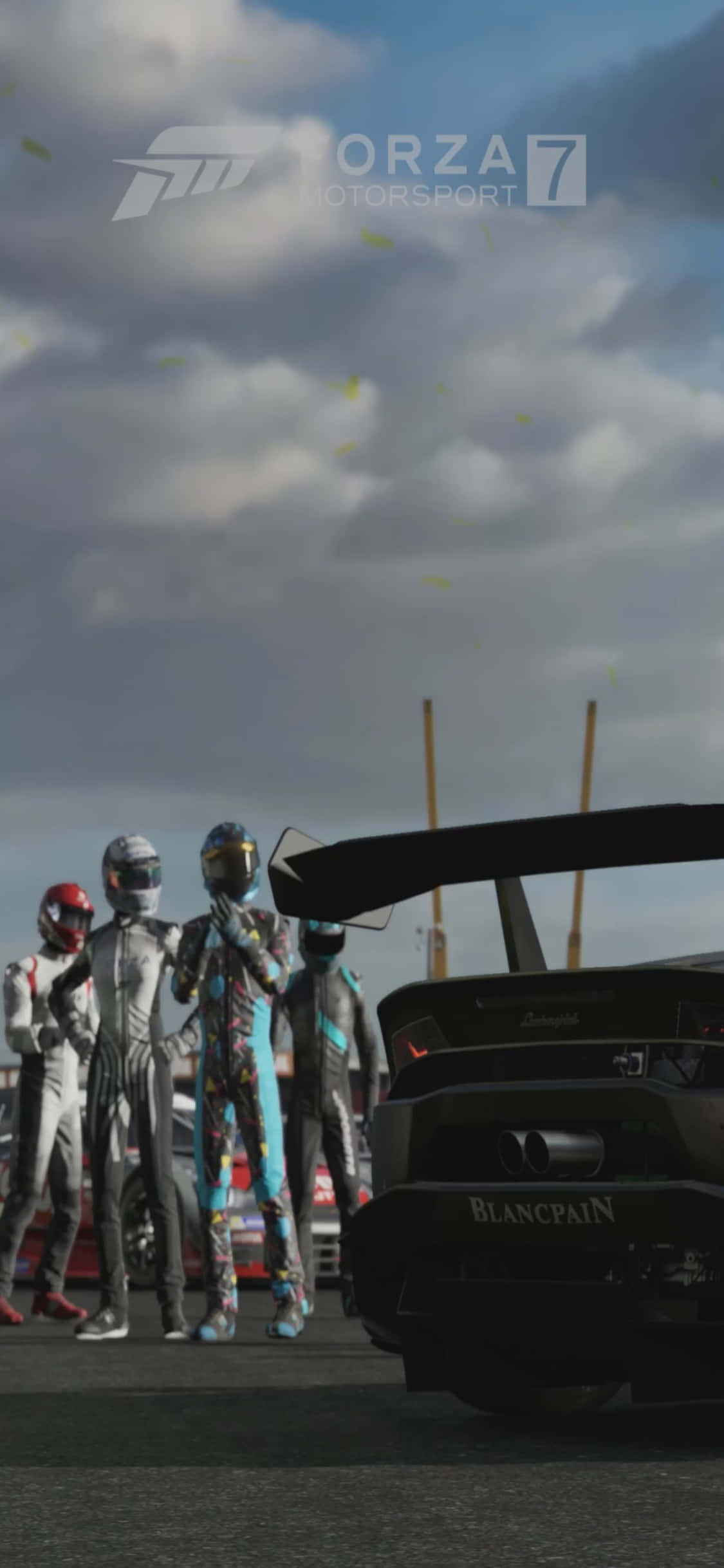 राइडर iPhone X Forza Motorsport 7 बैकग्राउंड वॉलपेपर