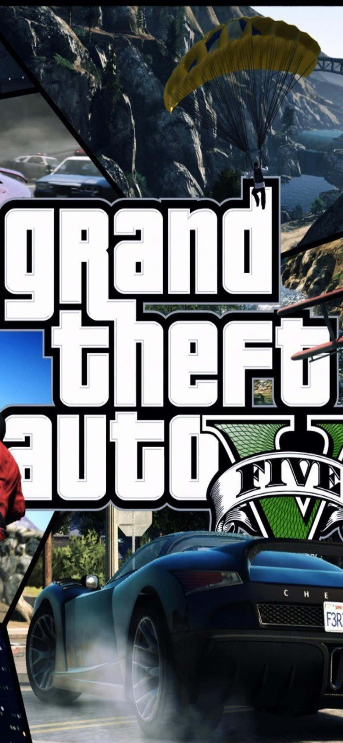 iPhone X Grand Theft Auto V बैकग्राउंड वाहन में वॉलपेपर