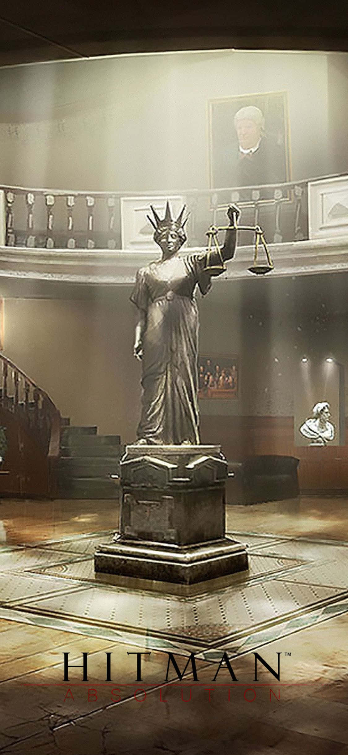 अपनी नियति को iPhone X Hitman Absolution के साथ अपनाएं। वॉलपेपर