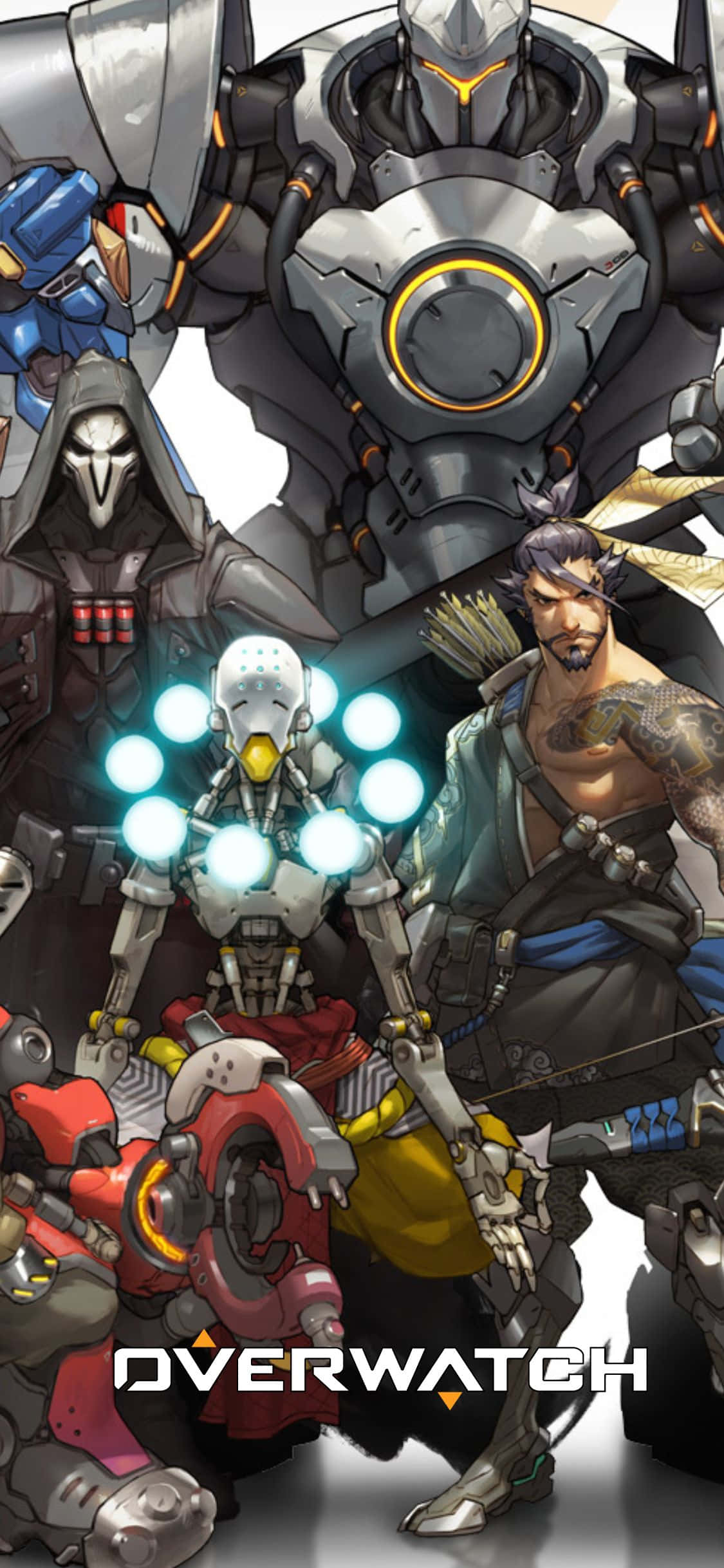 iPhone X Overwatch के साथ लड़ाई में शामिल हों वॉलपेपर